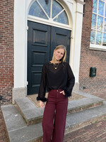 Flo Boutique Mesh Top Vir Black