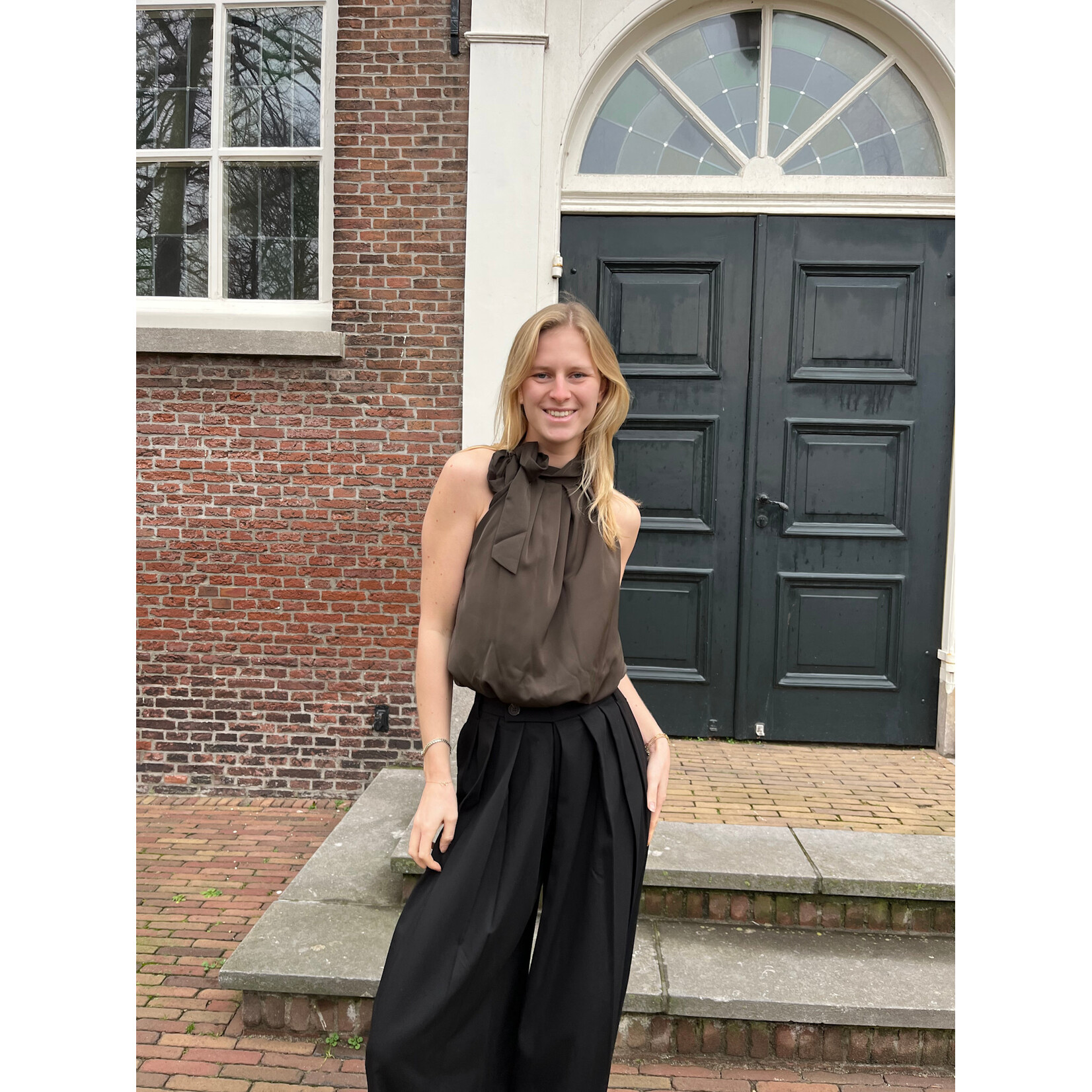 Flo Boutique Top Mikky Khaki