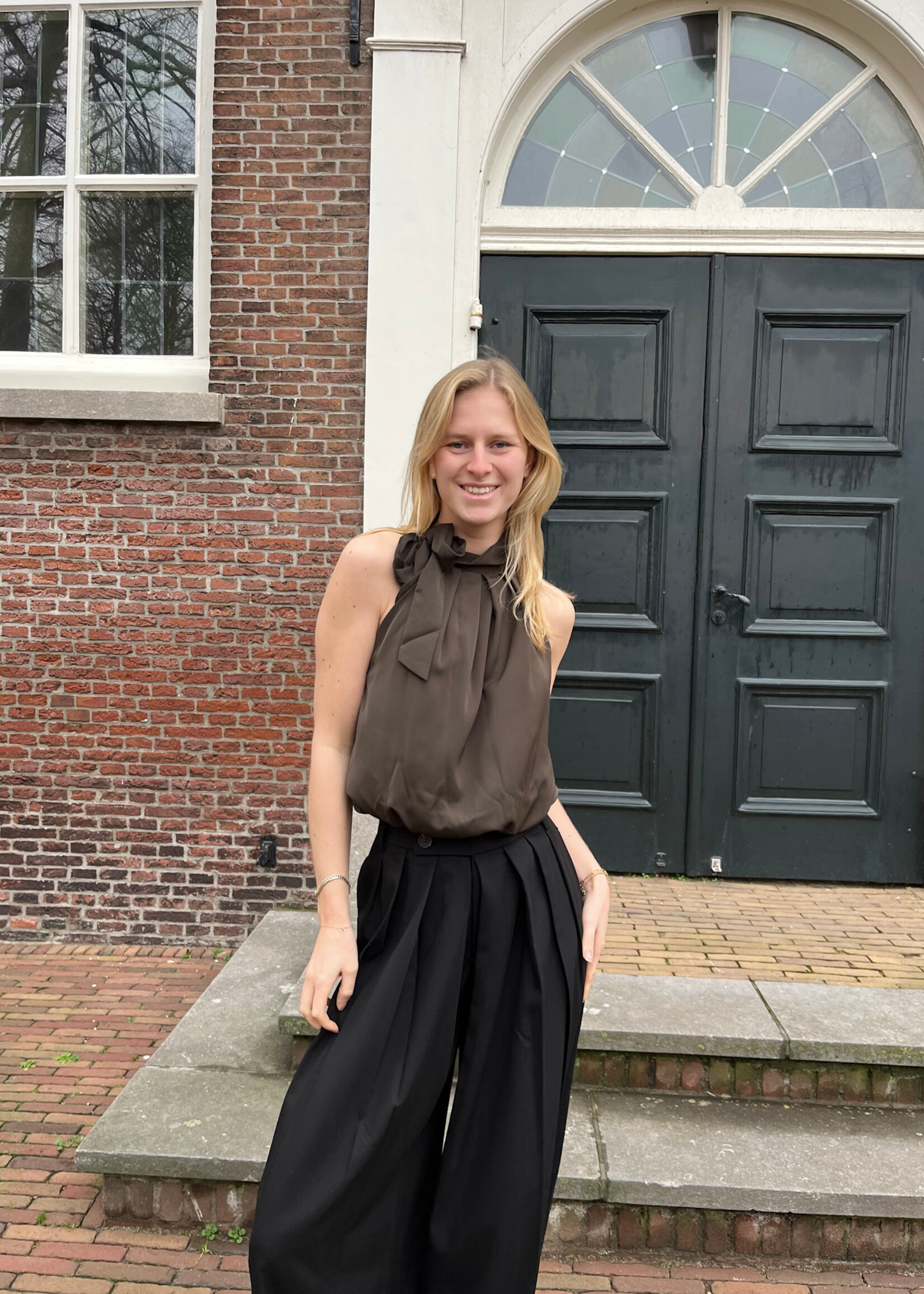 Flo Boutique Top Mikky Khaki