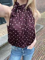 Flo Boutique Top Mikky Dots Bordeaux
