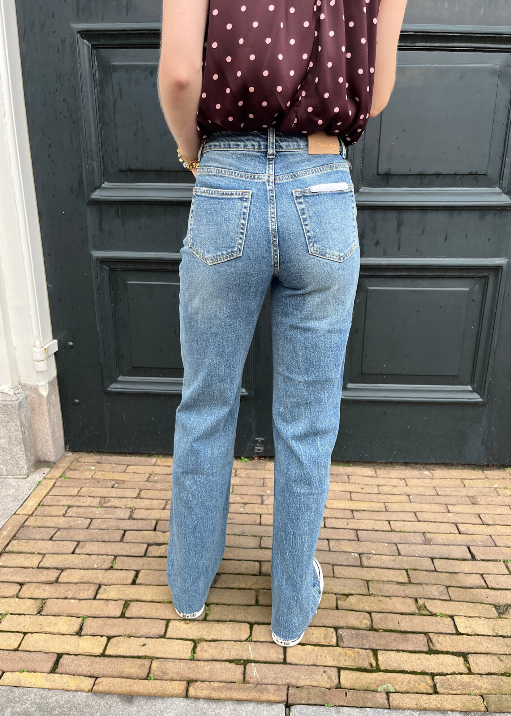 Flo Boutique Jeans Wide Leg Anouk Mid Blue (Tall)