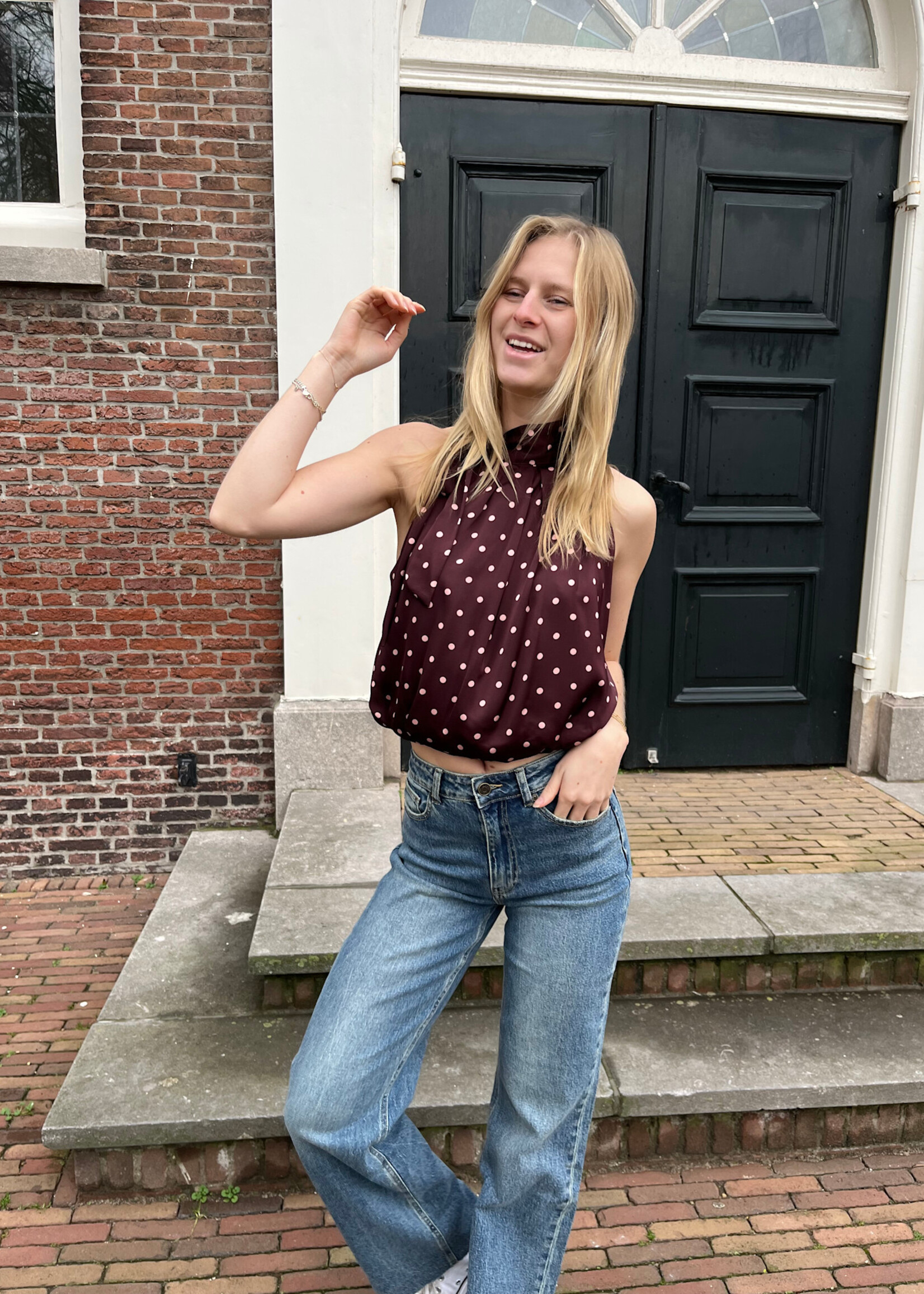 Flo Boutique Jeans Wide Leg Anouk Mid Blue (Tall)