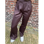 Flo Boutique Satijnen Broek Milou Brown