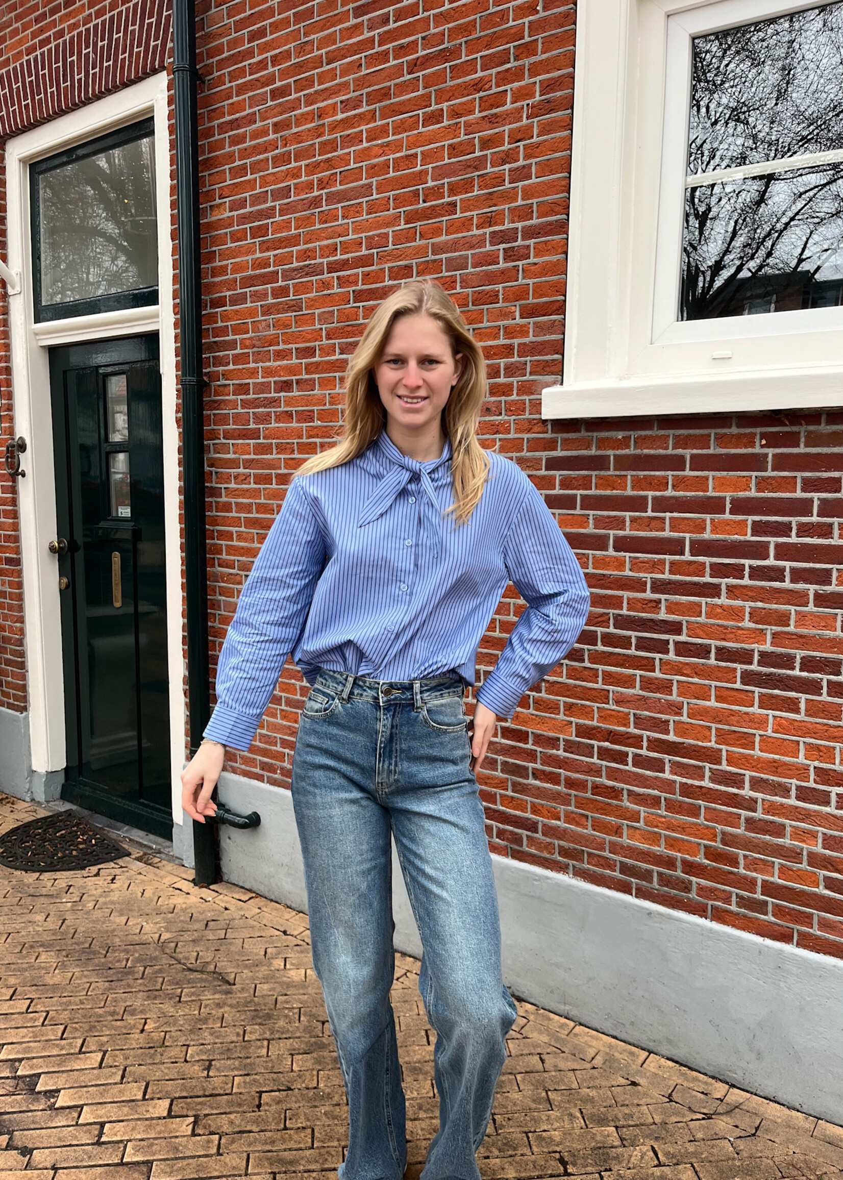 Flo Boutique Blouse Gijsje Blue