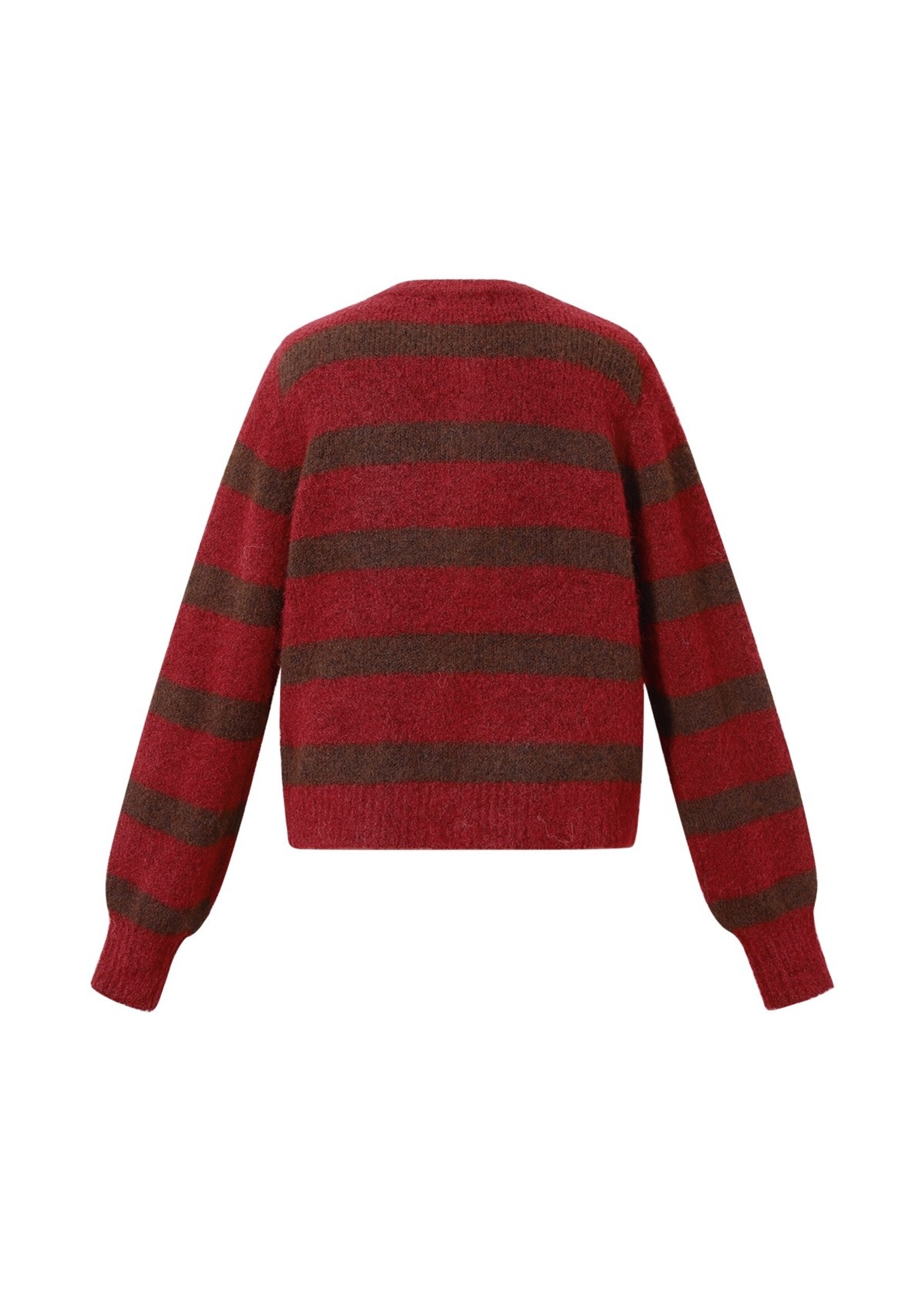 Flo Boutique Vestje Maren Bordeaux/Brown