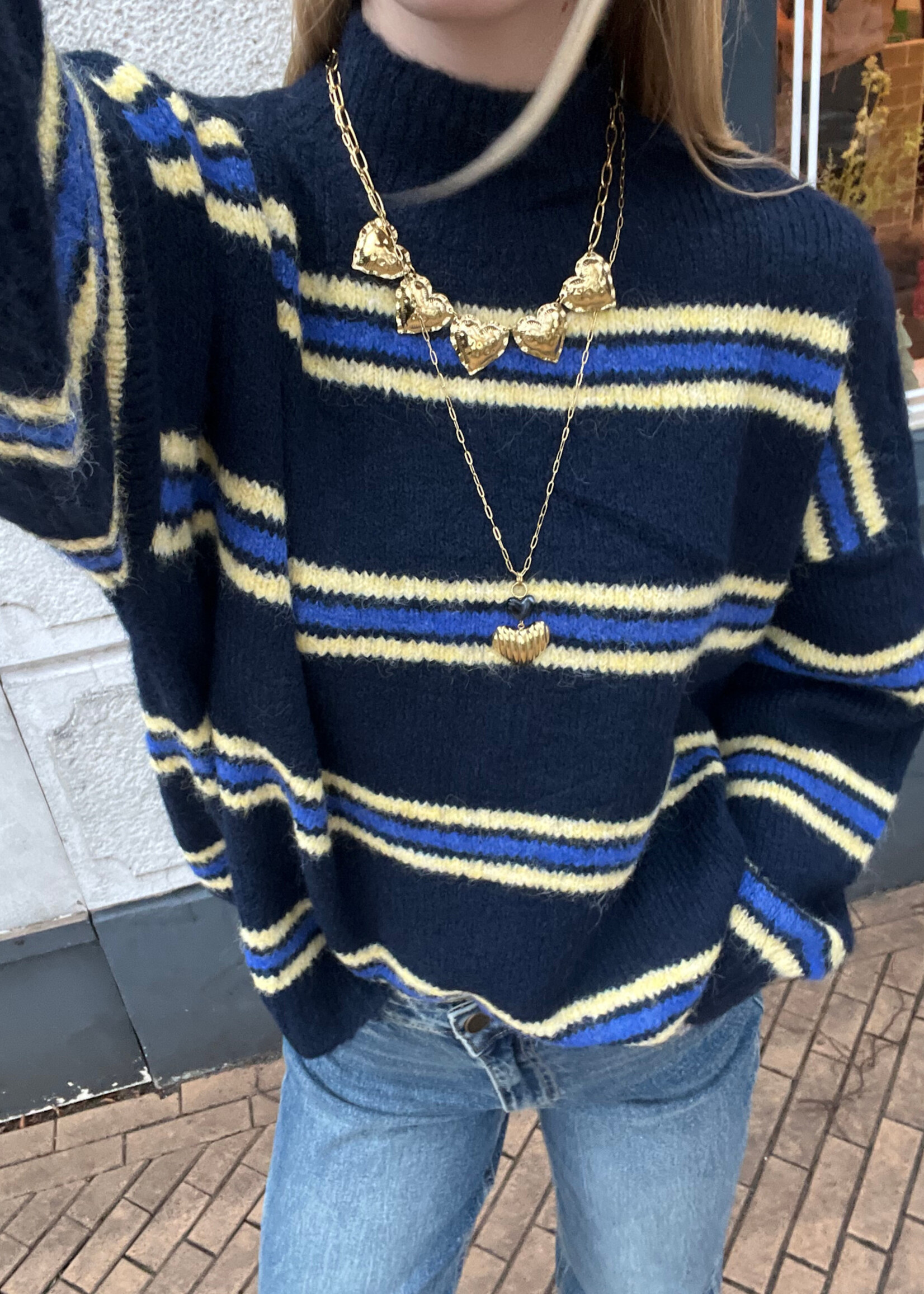 Flo Boutique Trui Maureen Navy