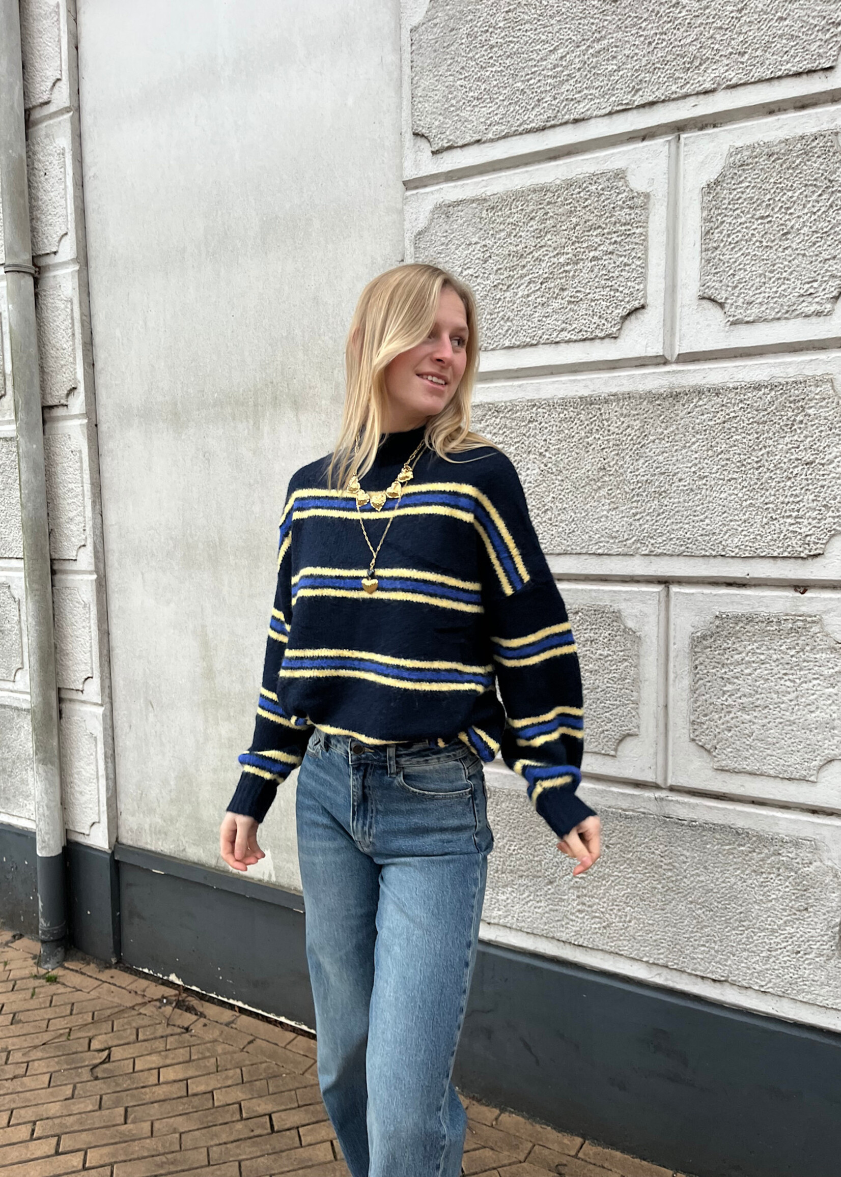 Flo Boutique Trui Maureen Navy