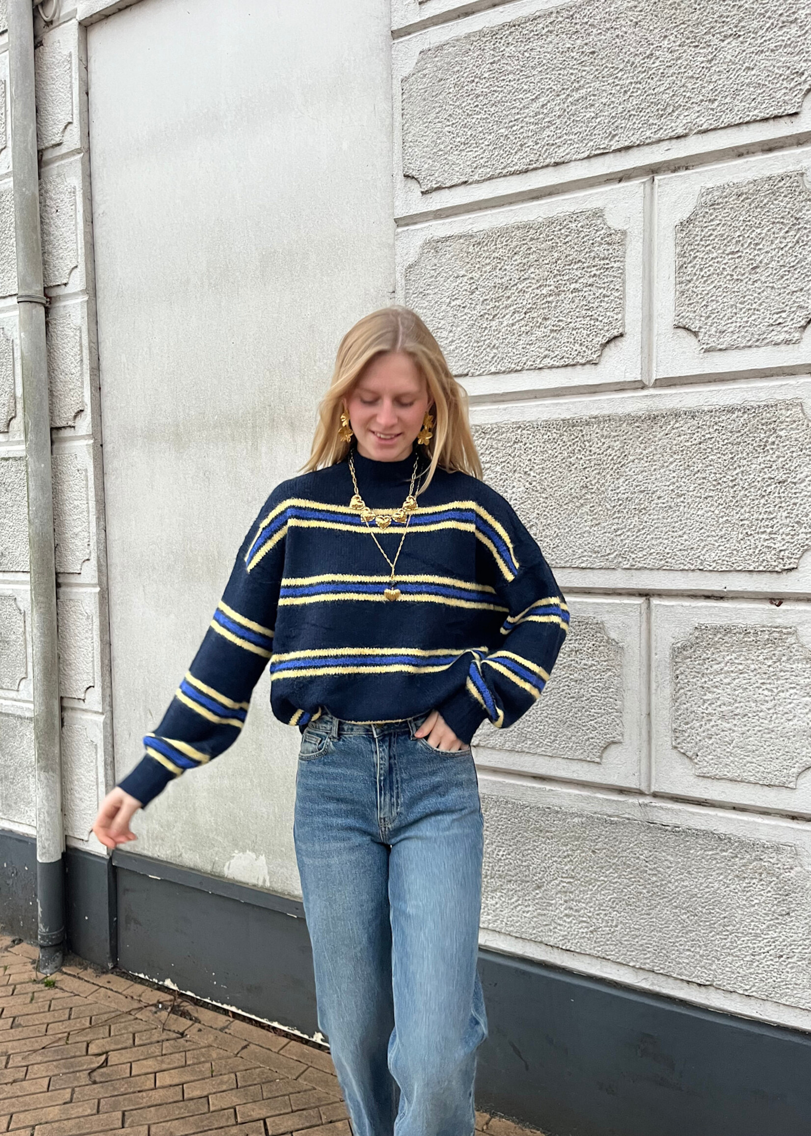 Flo Boutique Trui Maureen Navy