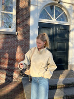 Flo Boutique Leather Jacket Perle Beige