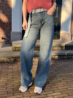 Flo Boutique Wide Leg Jeans Naeva Mid Blue