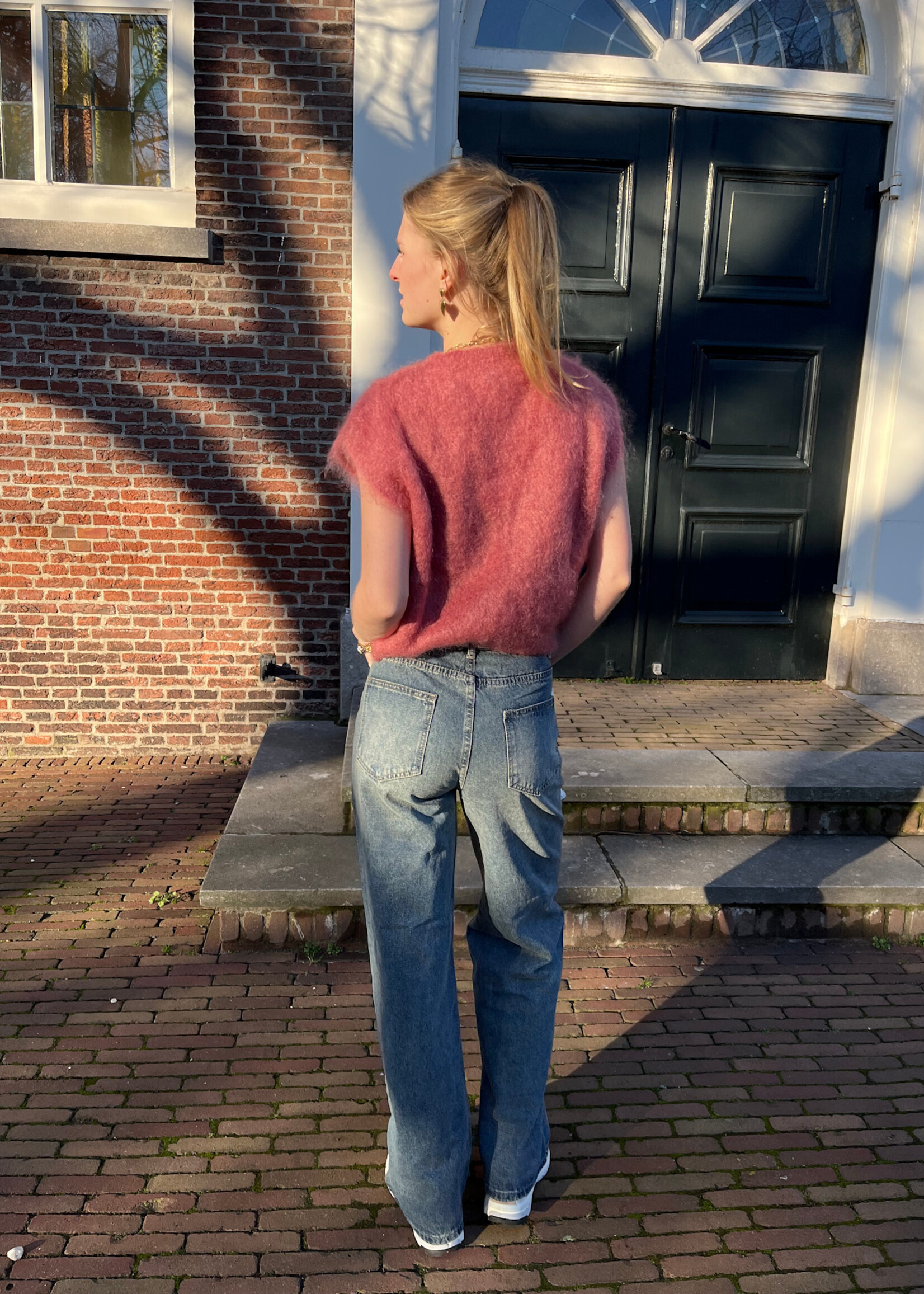 Flo Boutique Wide Leg Jeans Naeva Mid Blue