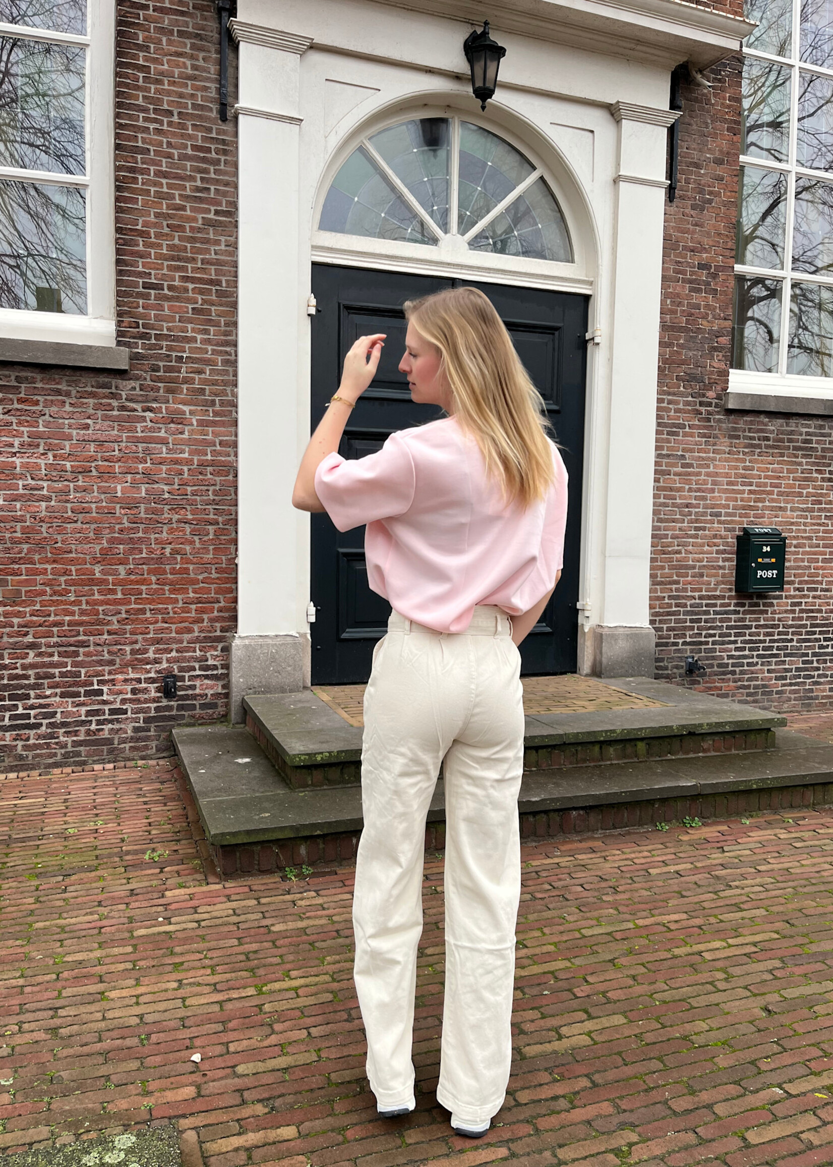 Flo Boutique Basic Top Fiene Light Pink