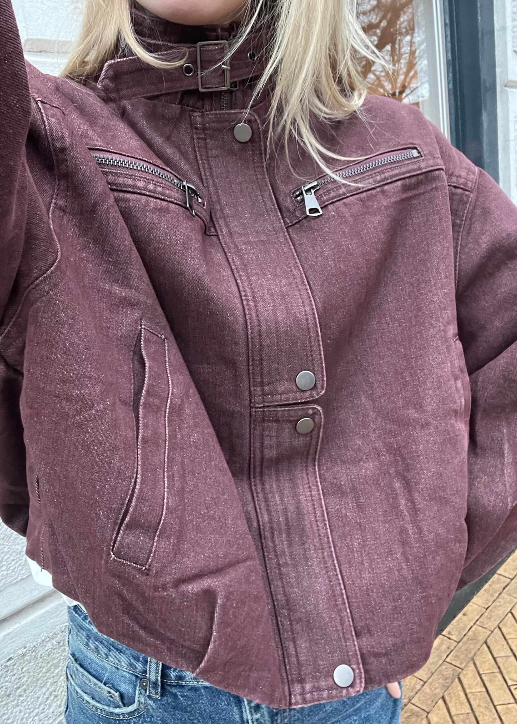 Flo Boutique Jasje Brynn Bordeaux