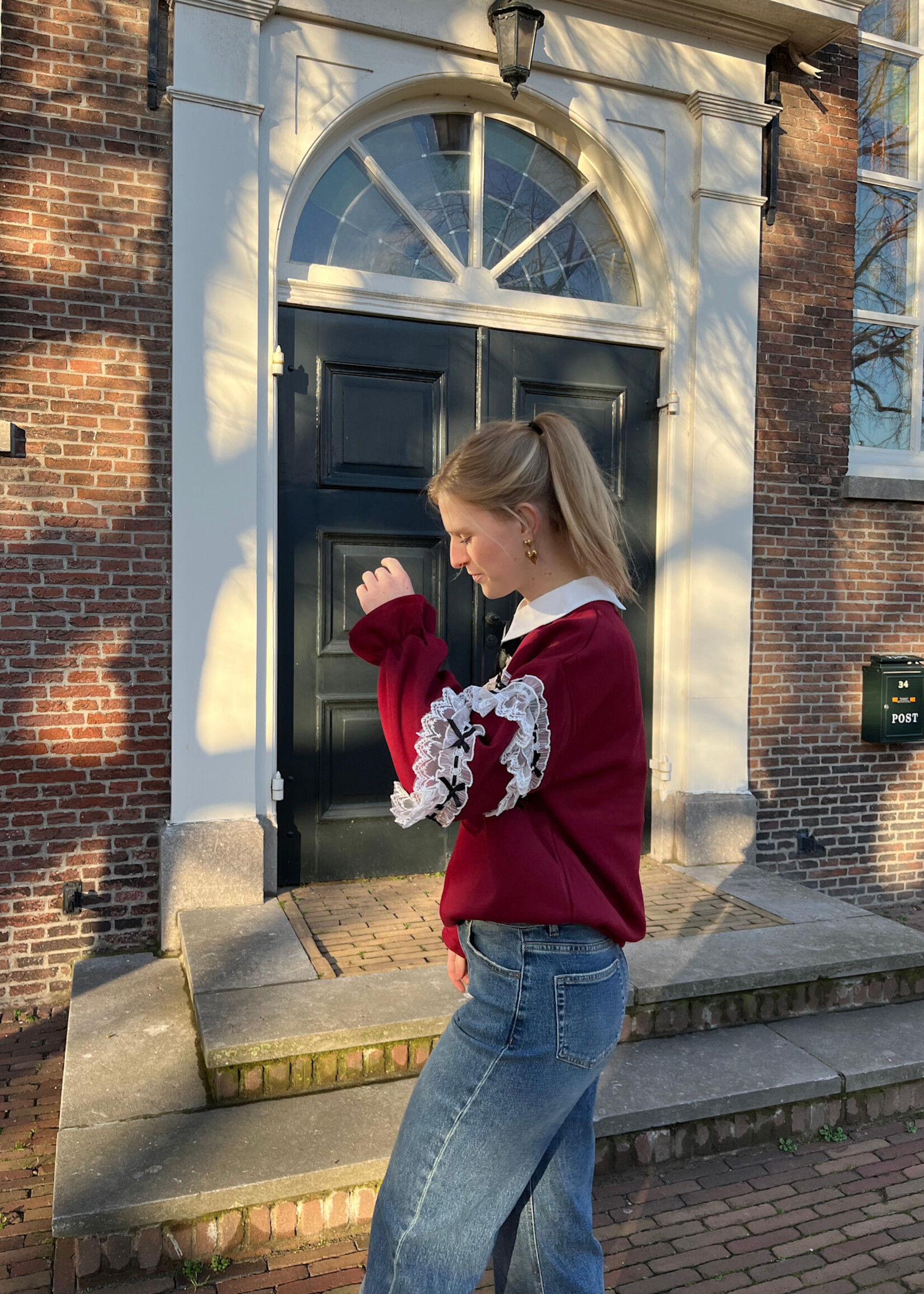 Flo Boutique Top Quinty Bordeaux