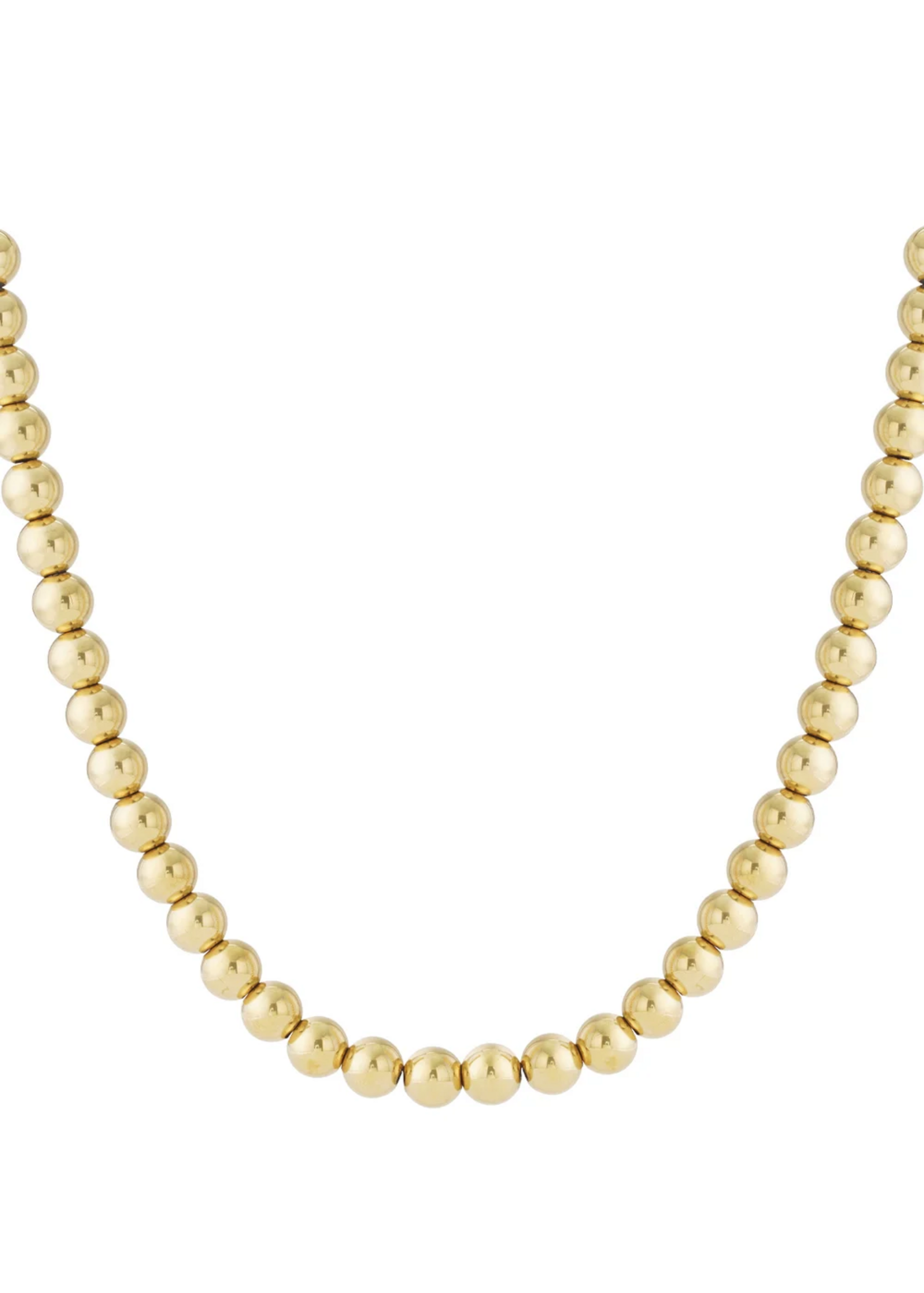 Flo Boutique Hollow Bead ketting goud