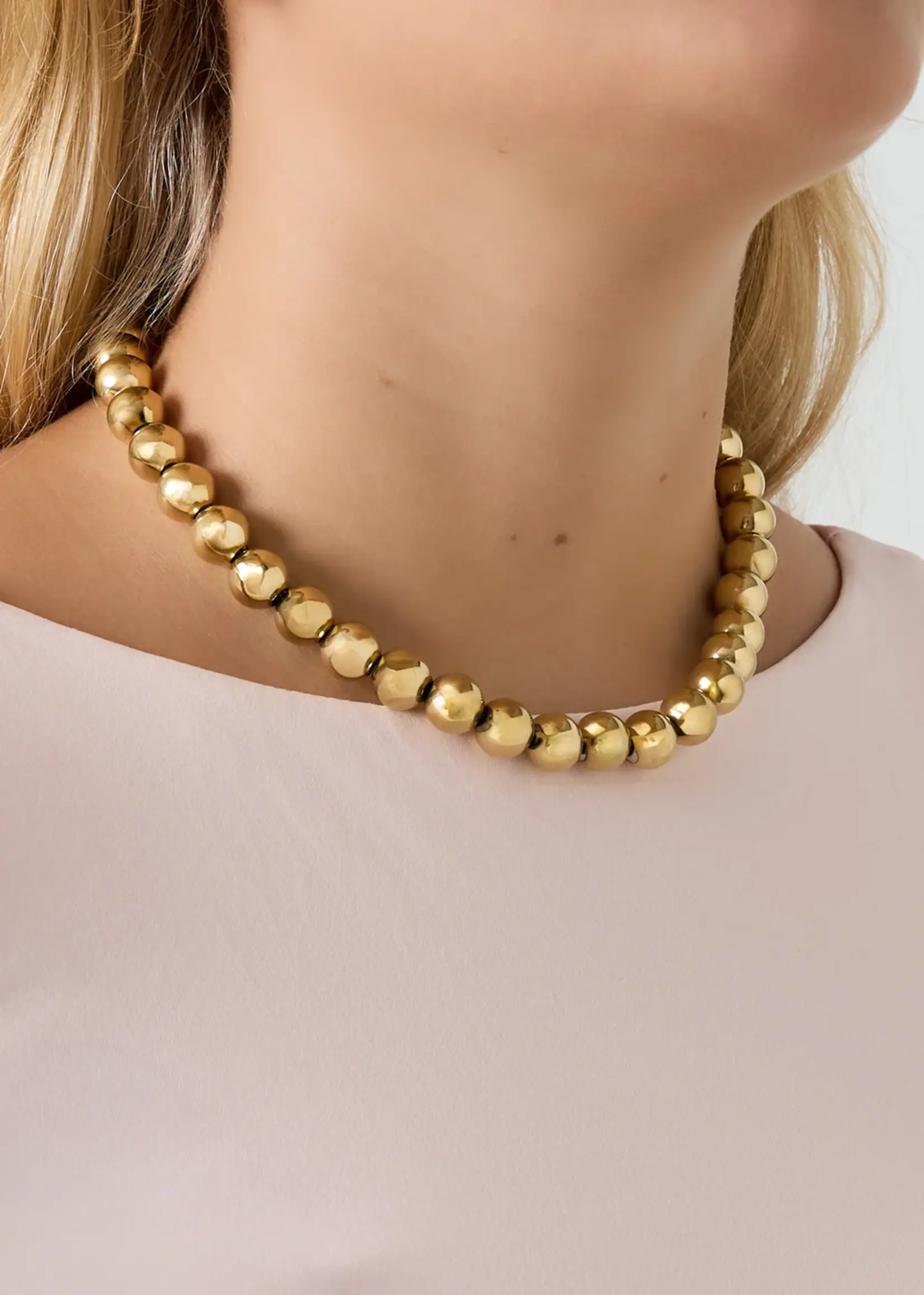 Flo Boutique Hollow Bead Goud