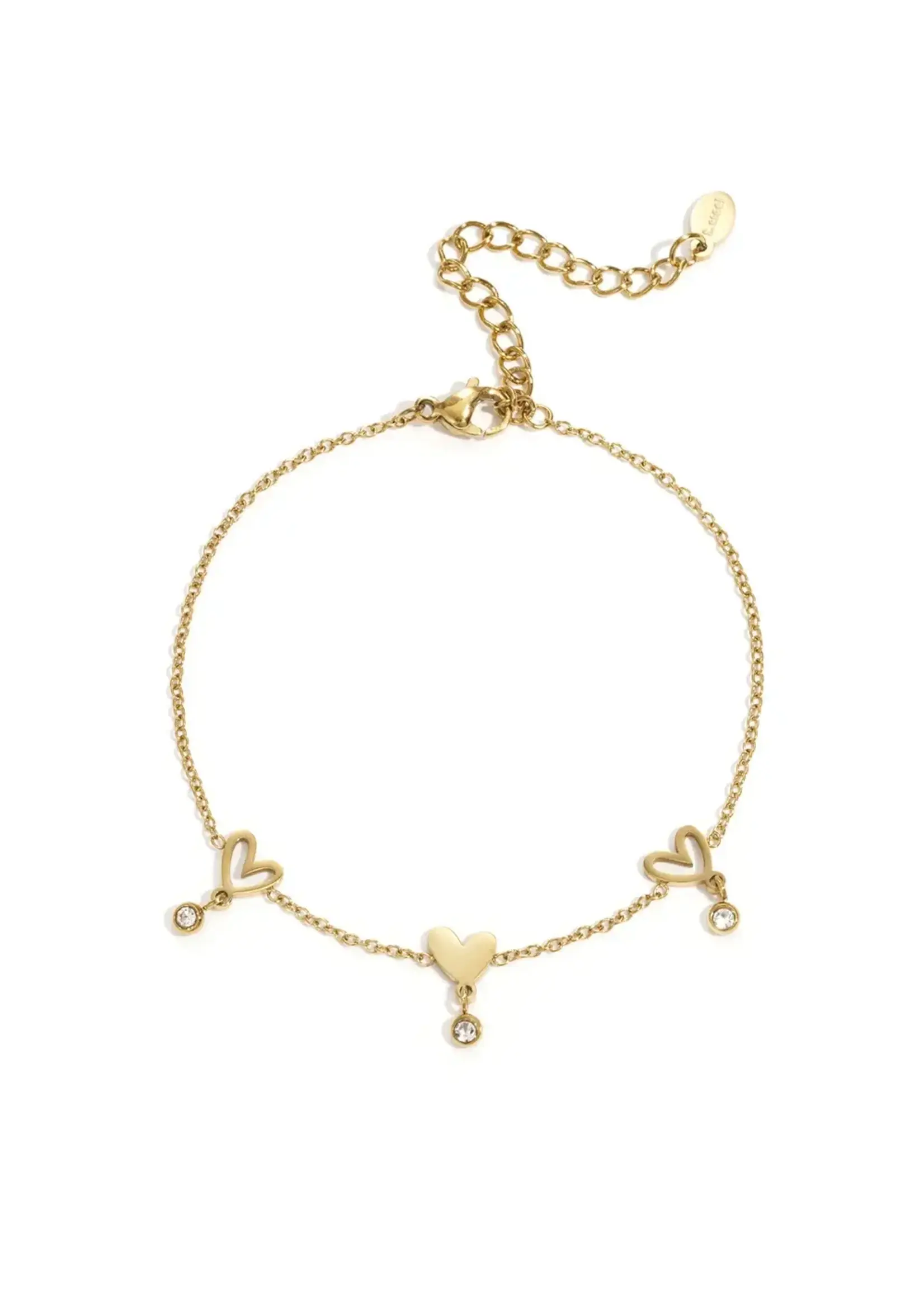 Flo Boutique Armband sparkling heart