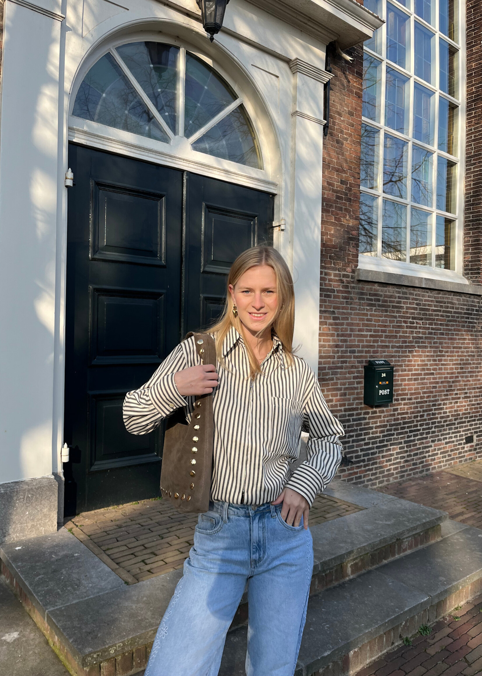 Flo Boutique Blouse Jouke Stripe