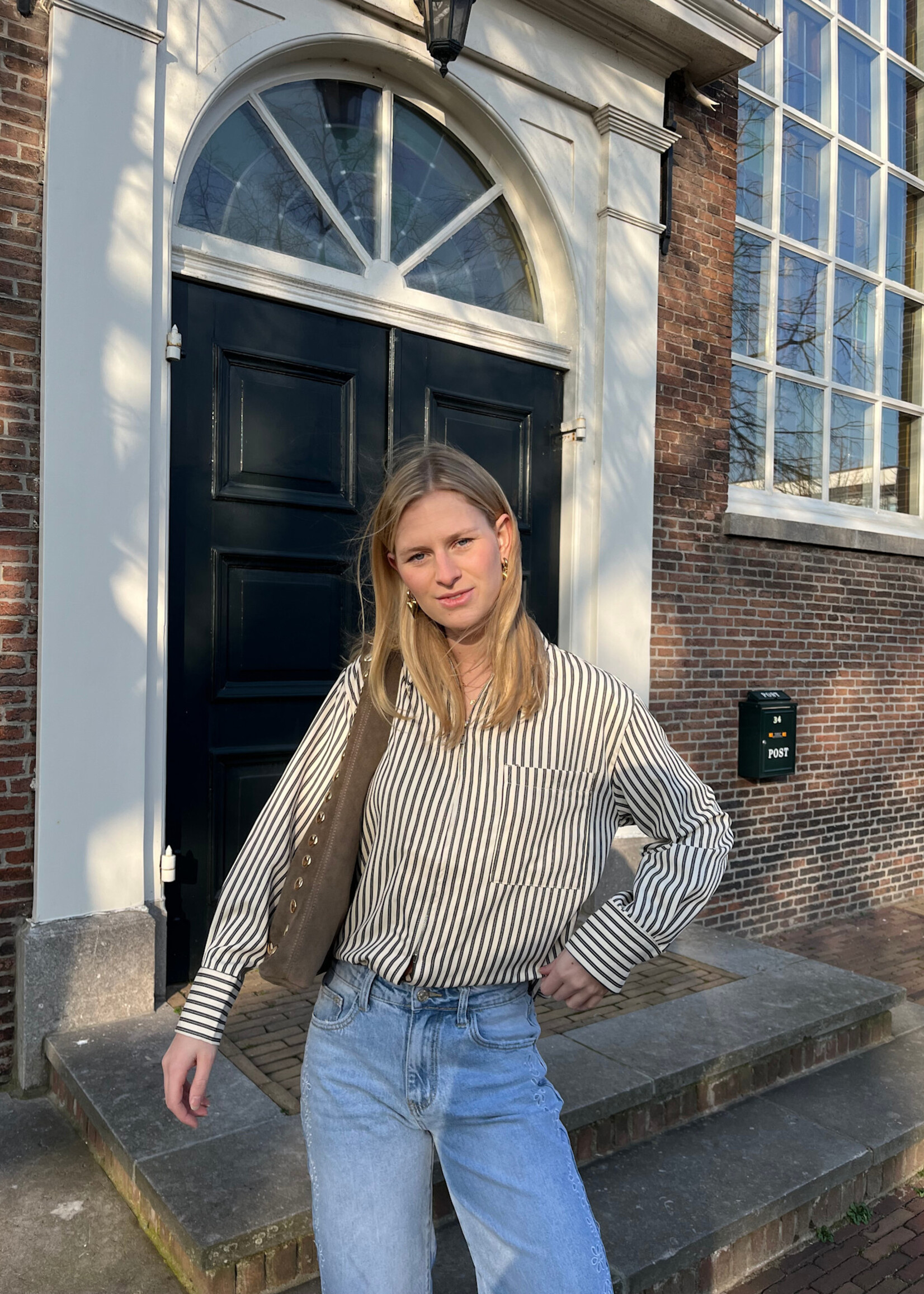 Flo Boutique Blouse Jouke Stripe