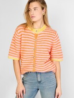 Flo Boutique Vestje Lela Orange Stripe