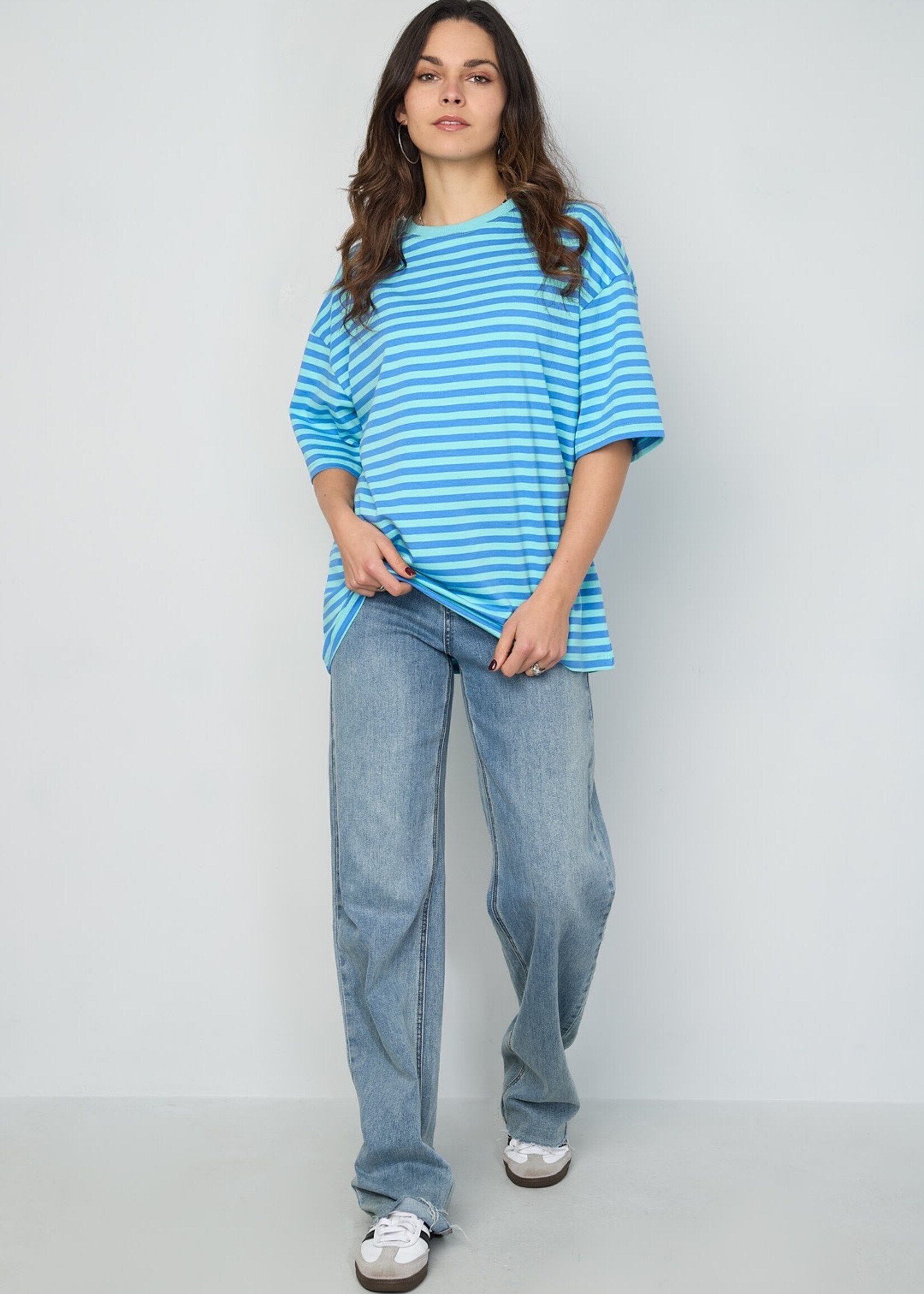 Flo Boutique Striped T-shirt Tess Blue