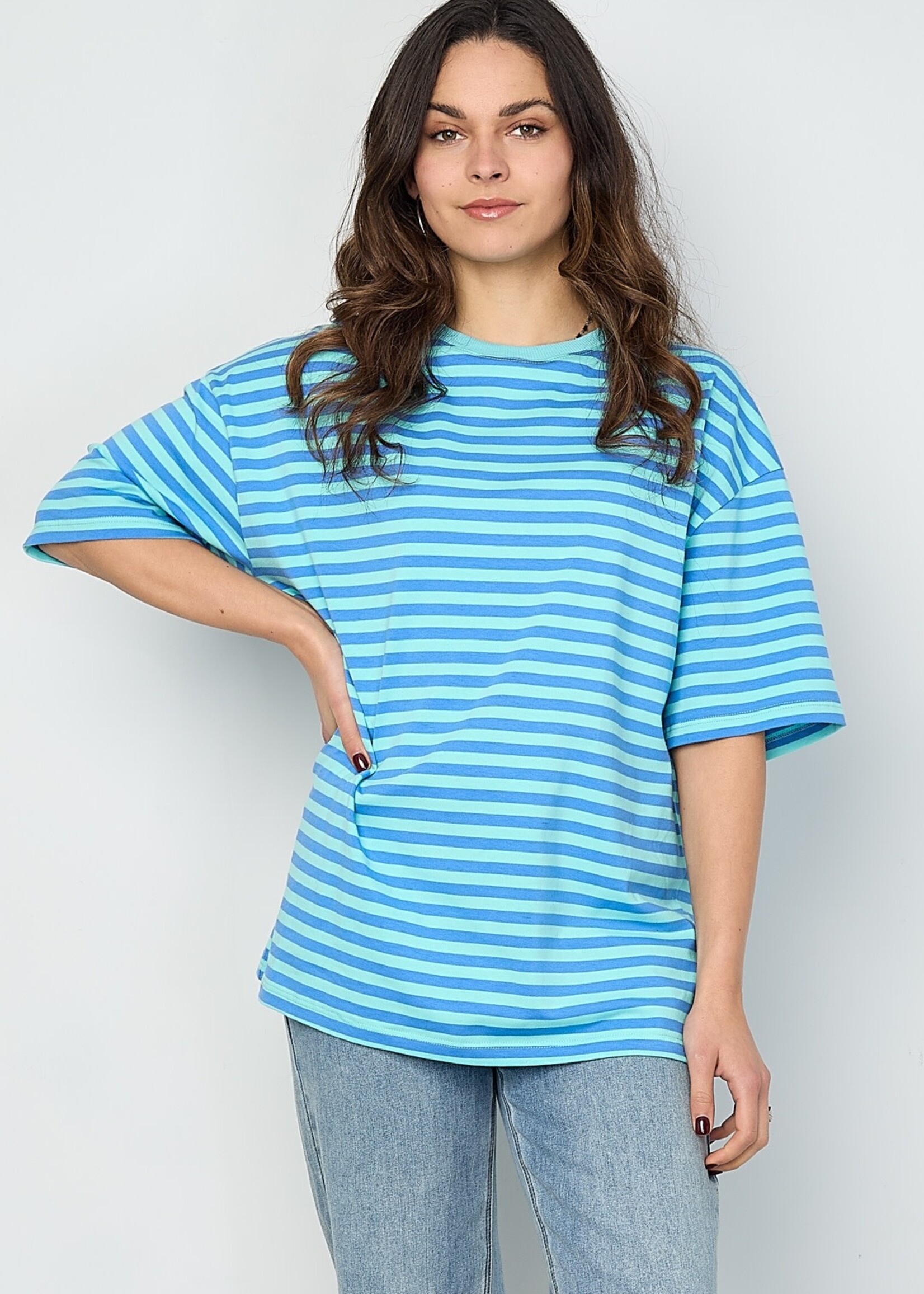 Flo Boutique Striped T-shirt Tess Blue