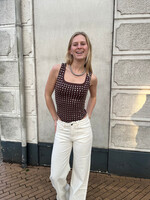 Flo Boutique Body Velite Studs Brown