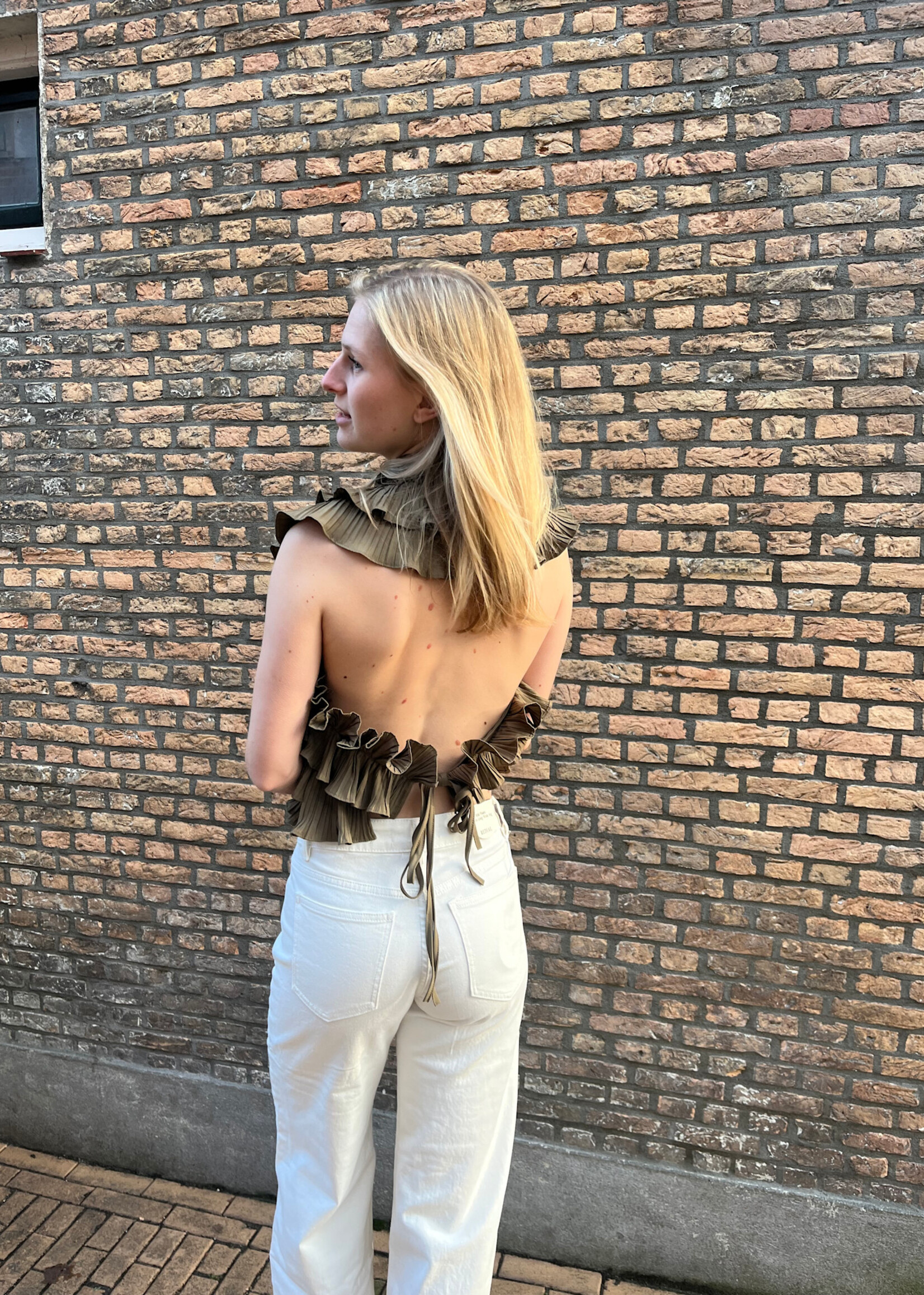 Flo Boutique Top Kelly Army