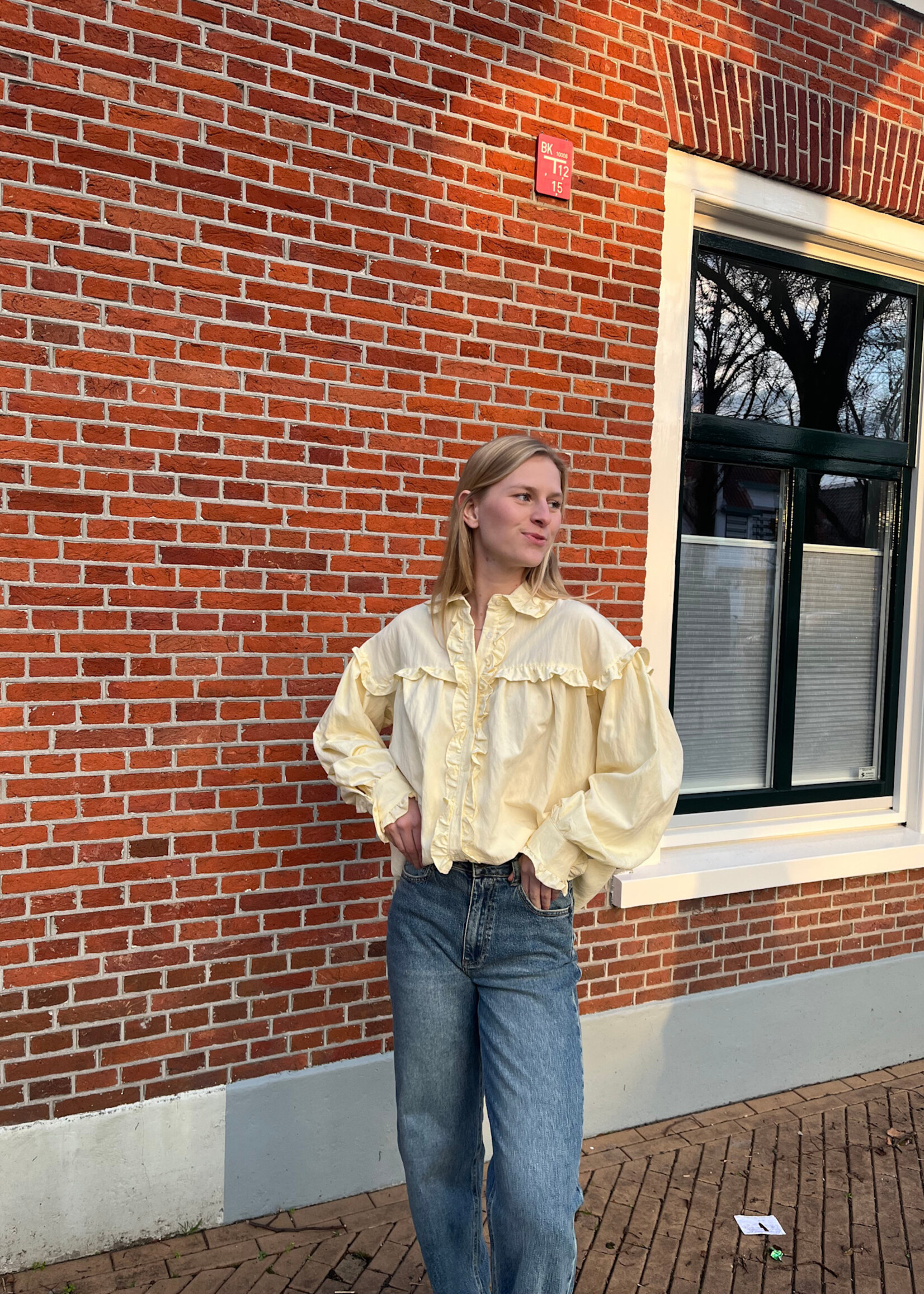 Flo Boutique Blouse Moon Light Yellow