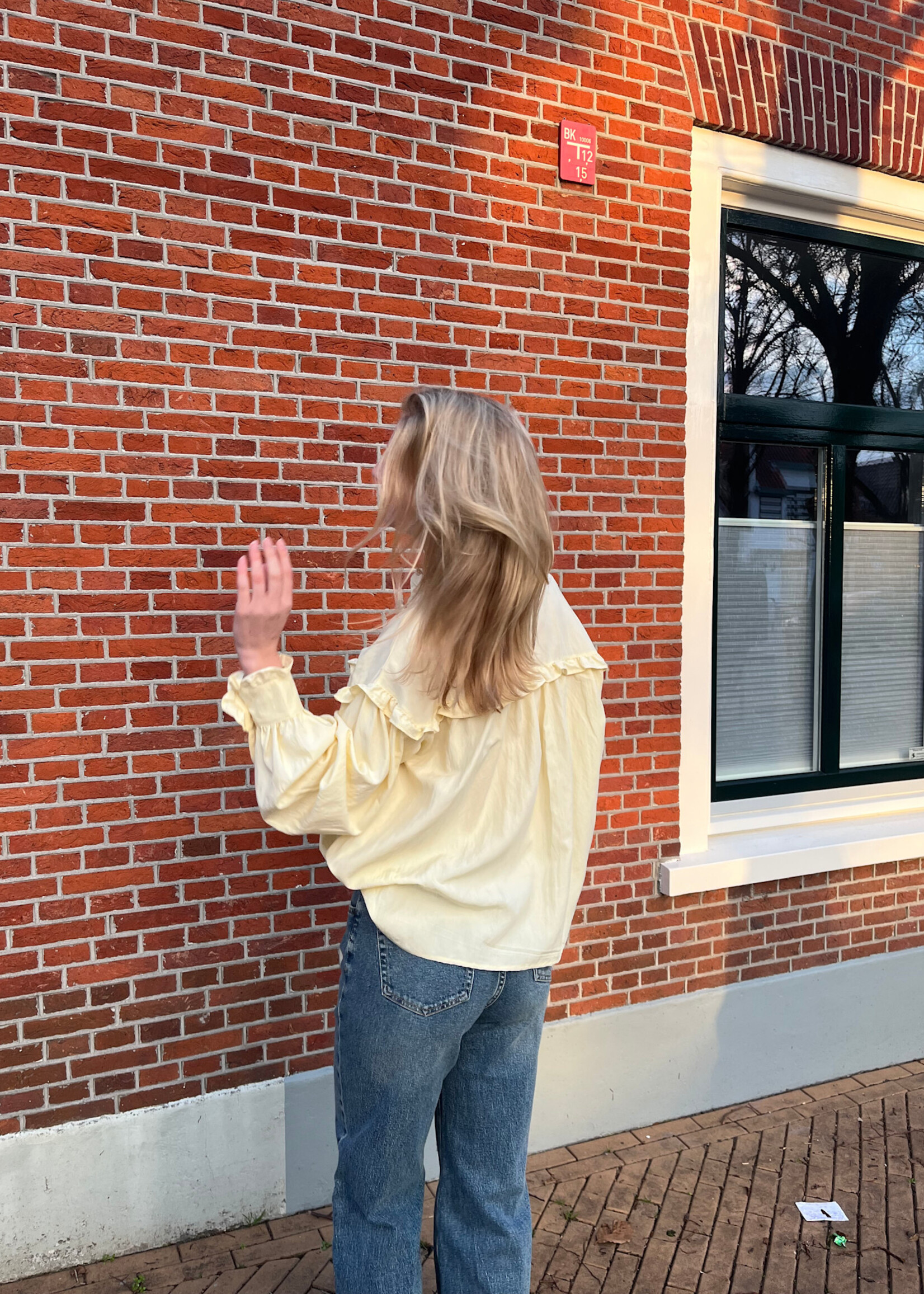 Flo Boutique Blouse Moon Light Yellow