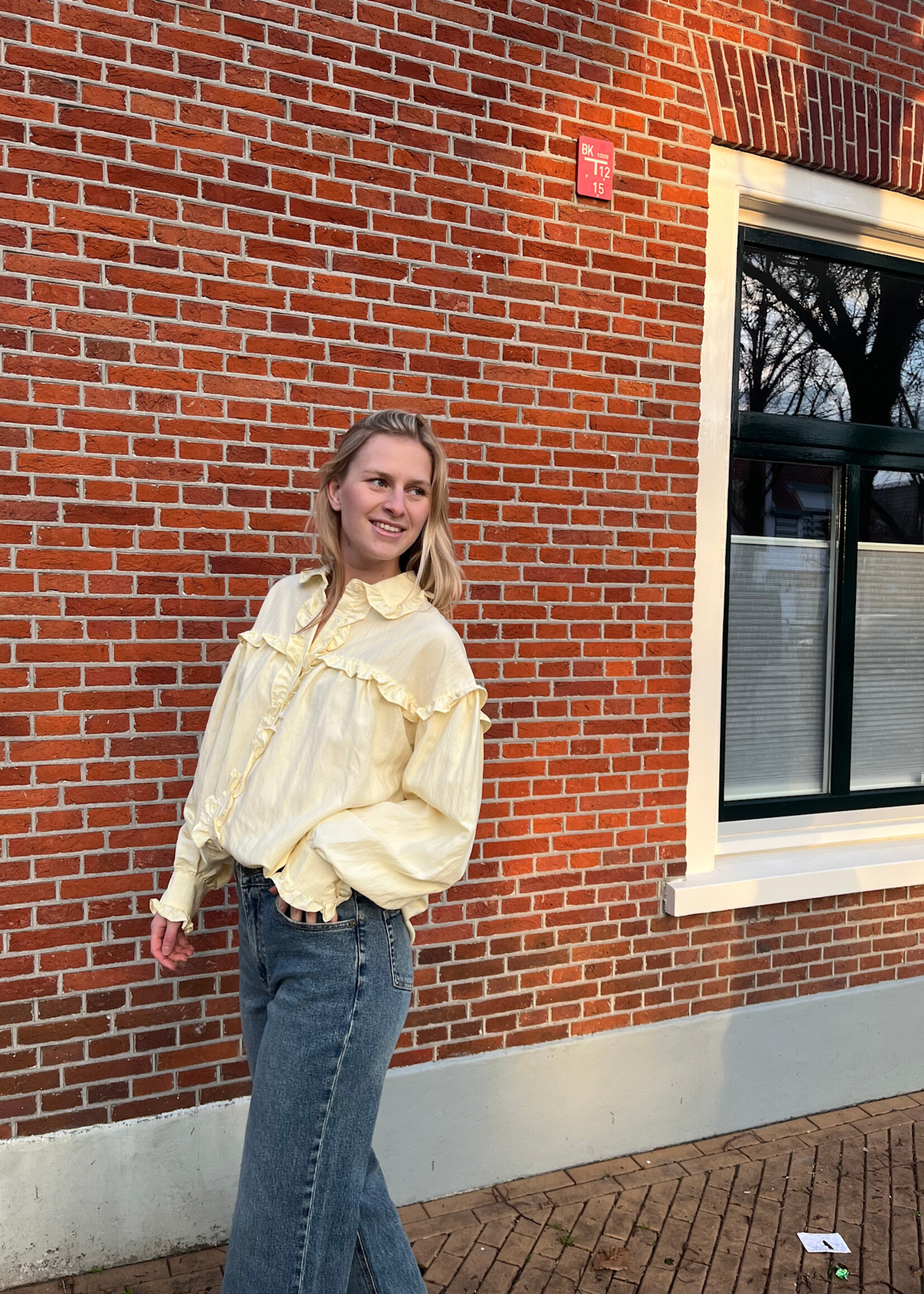 Flo Boutique Blouse Moon Light Yellow