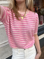 Flo Boutique Top Vikki Stripe Pink