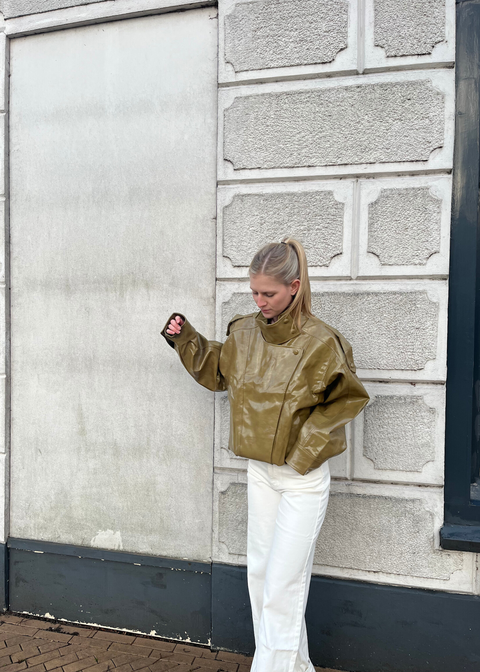 Flo Boutique Wide Leg Jeans Lula White (Extra Long)