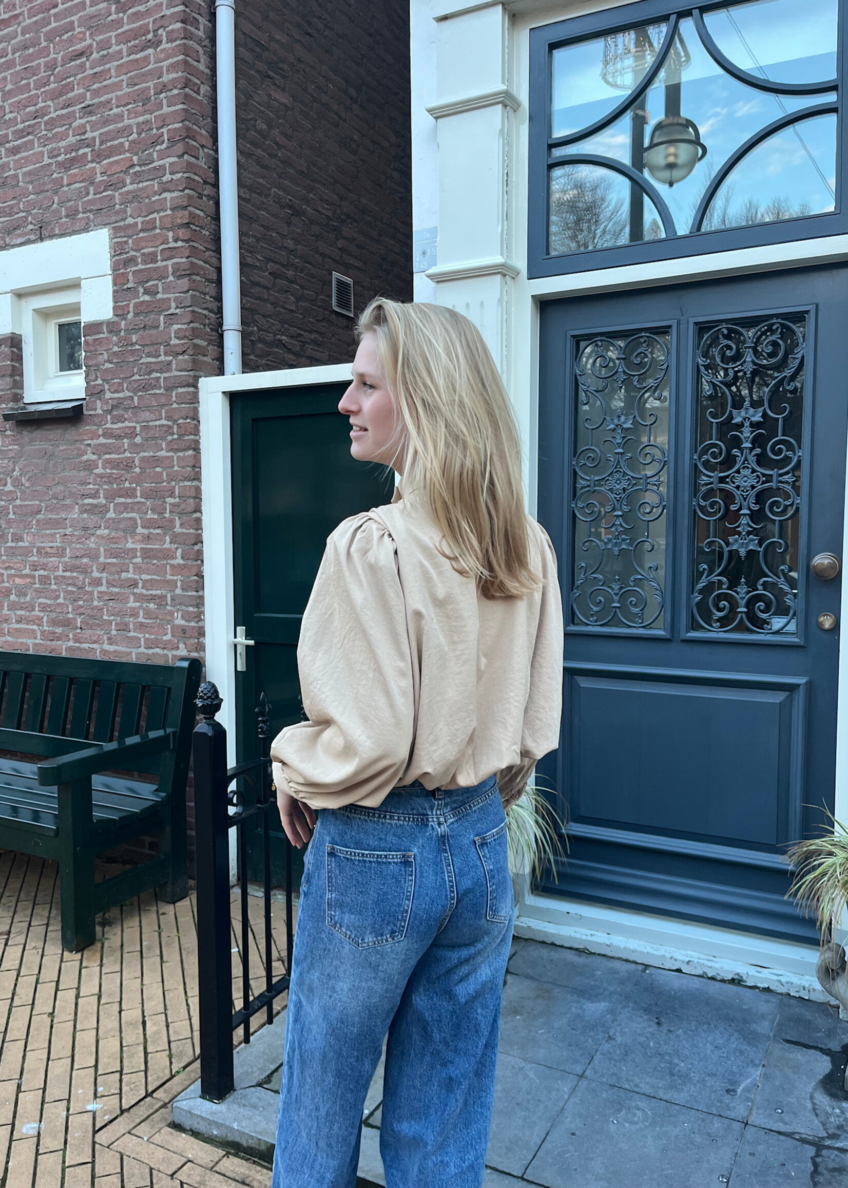 Flo Boutique Top Lizz Taupe