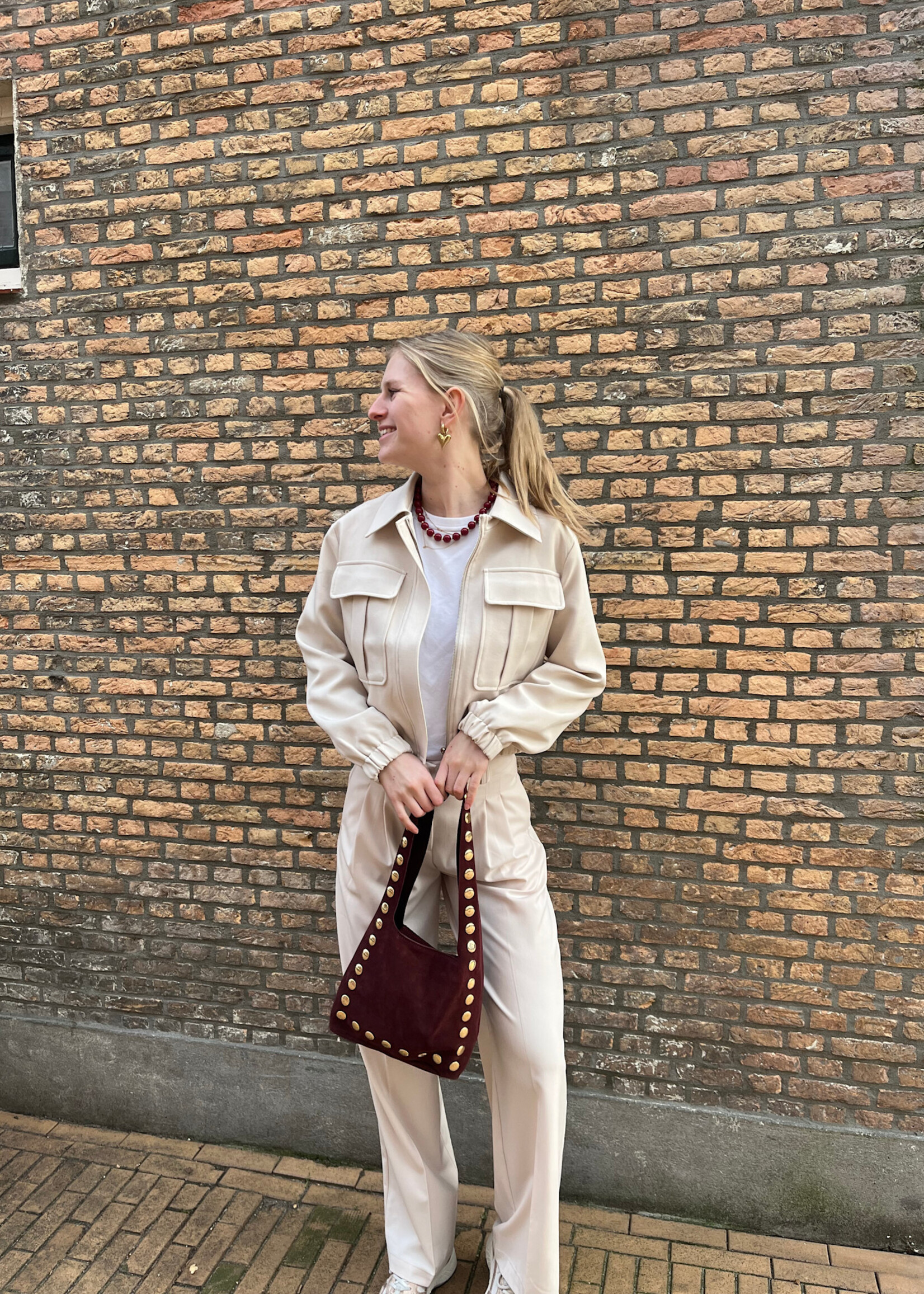 Flo Boutique Jasje Veerle Beige