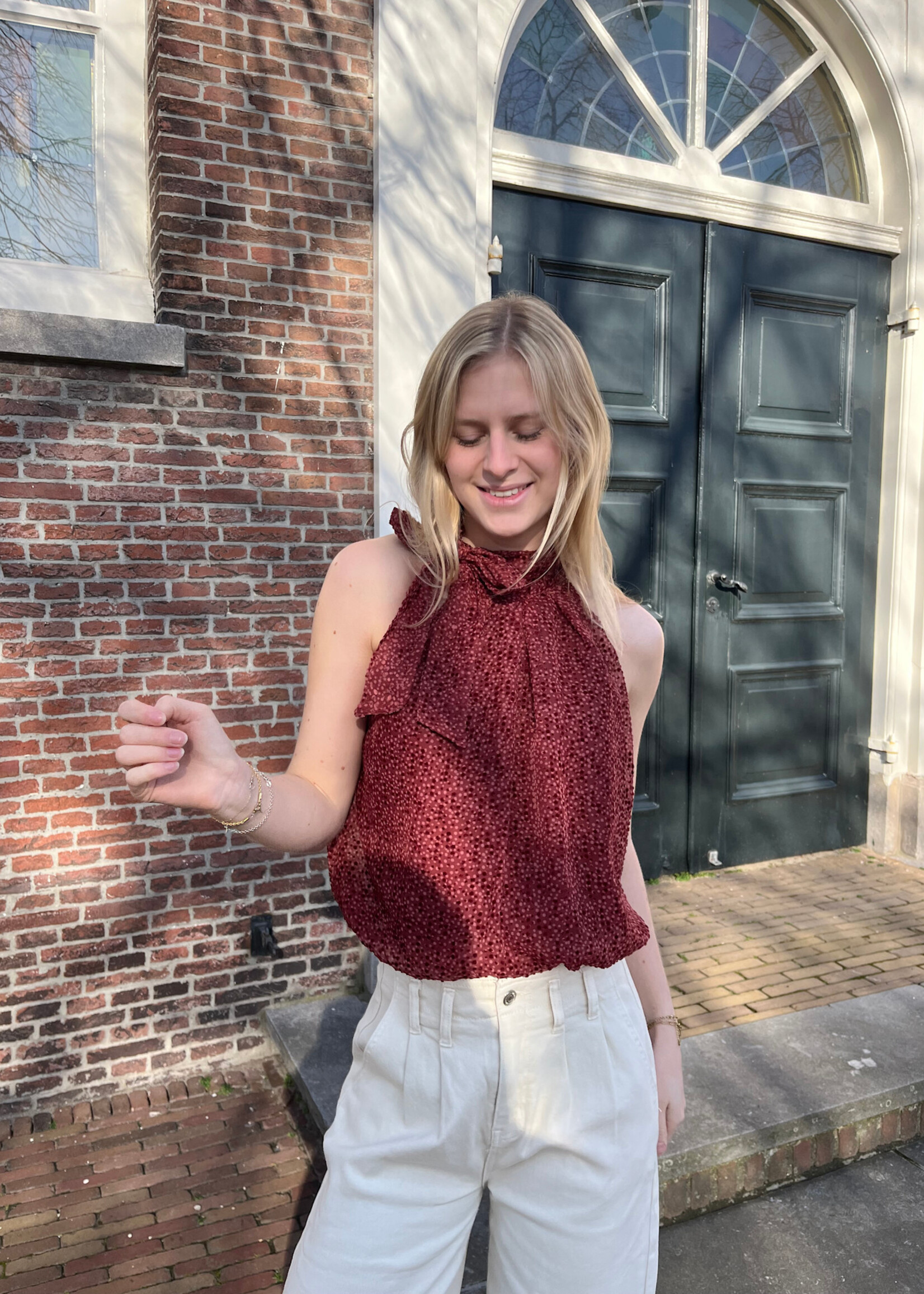 Flo Boutique Top Mikky Red Pink