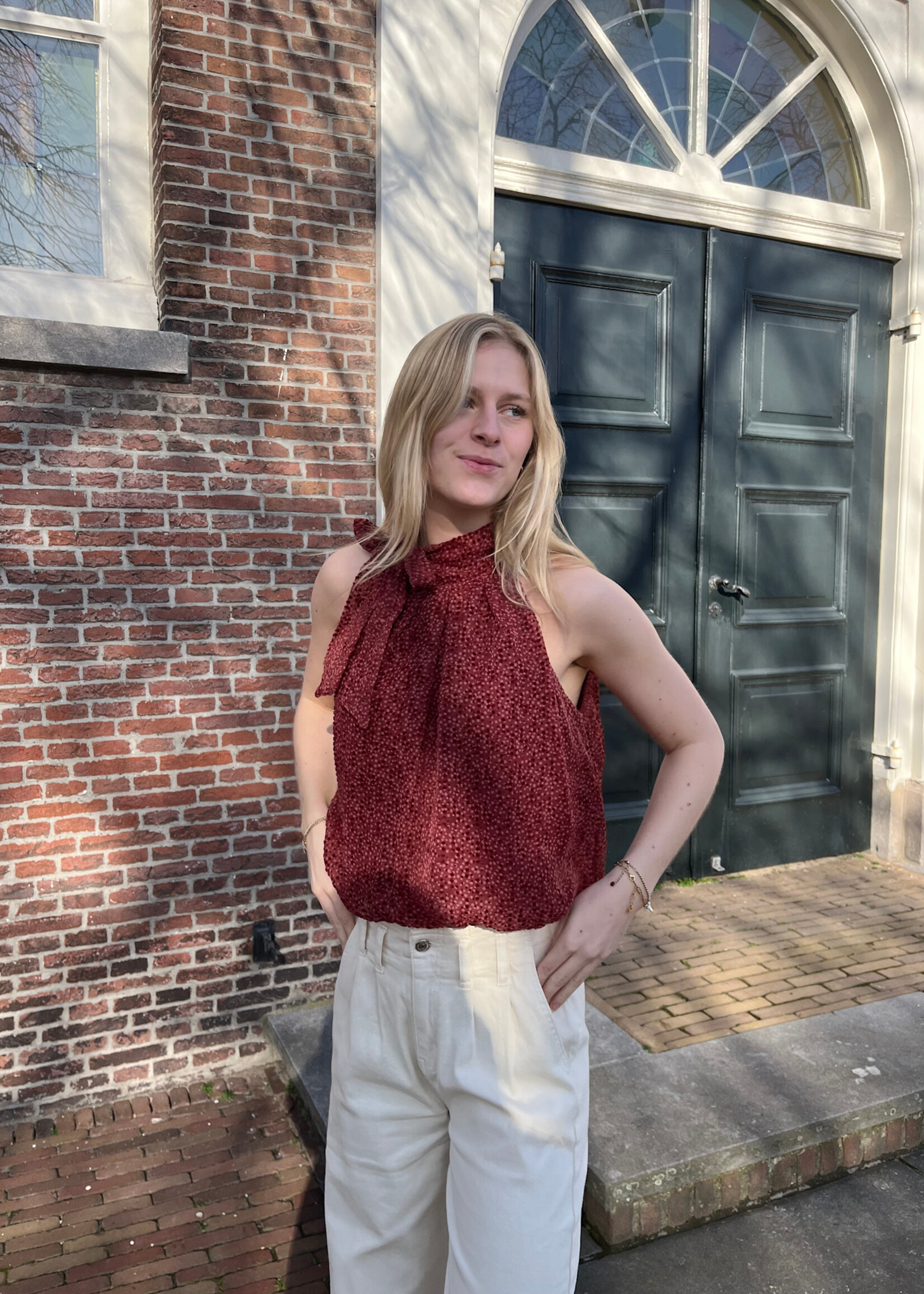 Flo Boutique Top Mikky Red Pink