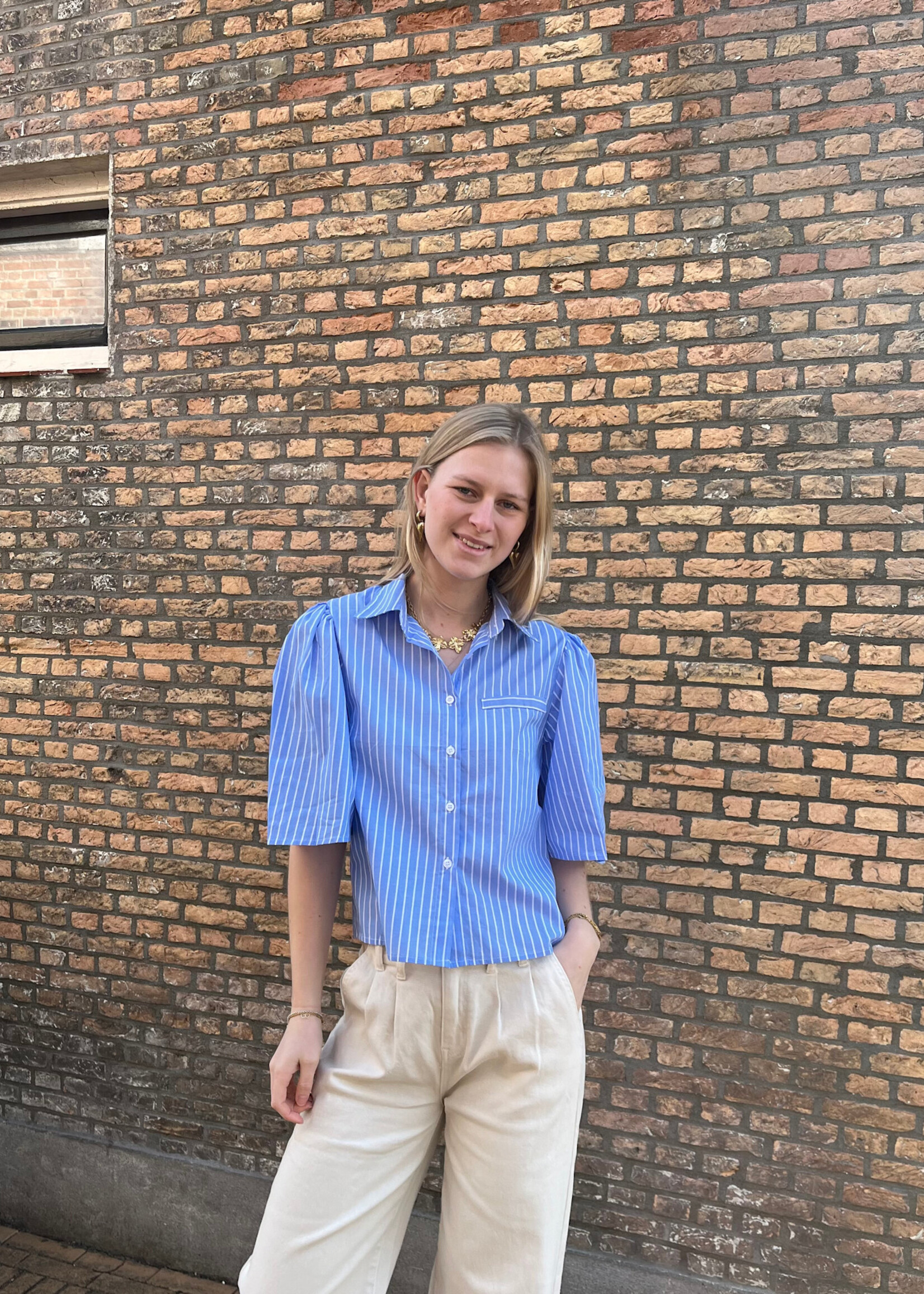 Flo Boutique Blouse Reva Blue