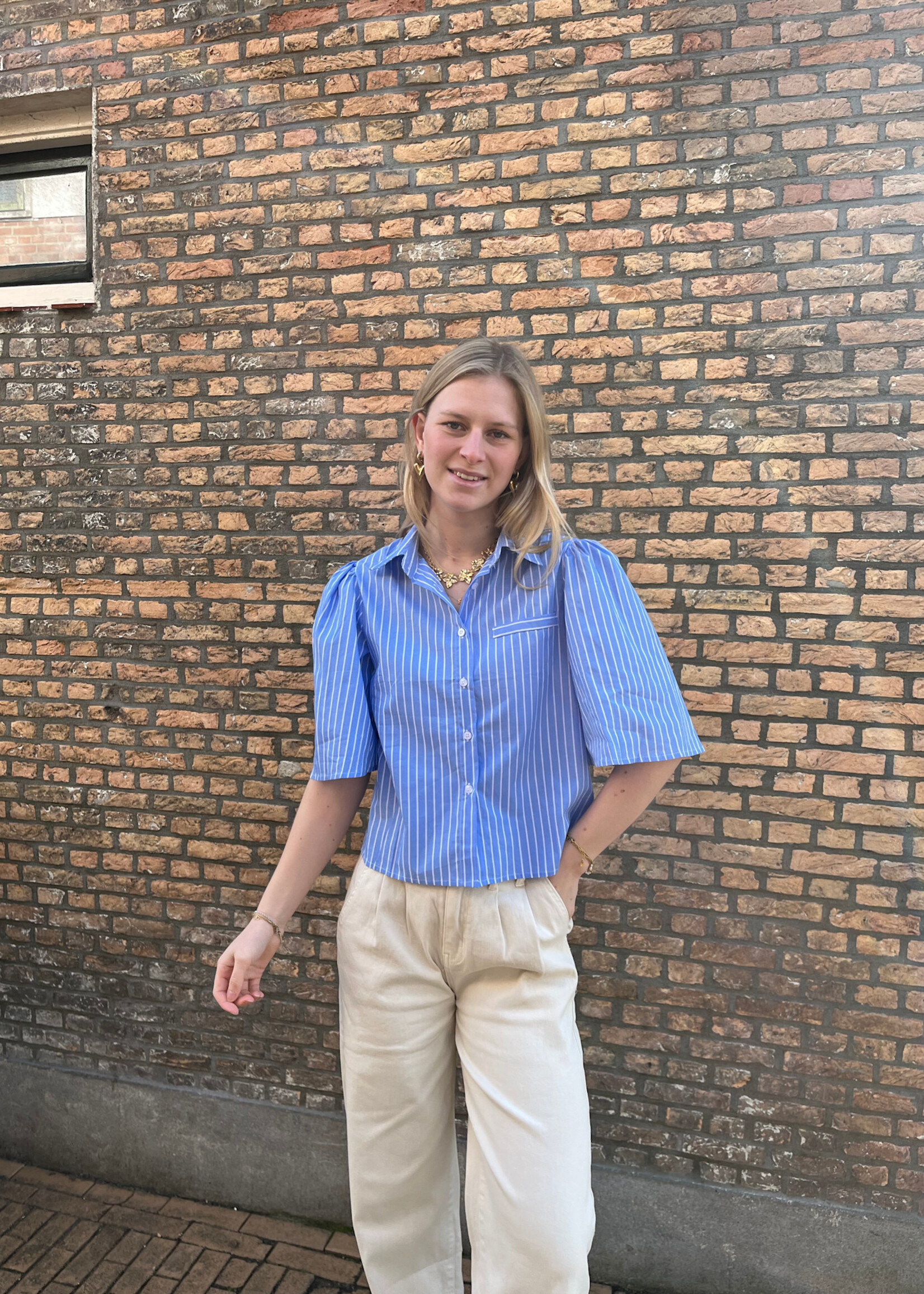 Flo Boutique Blouse Reva Blue