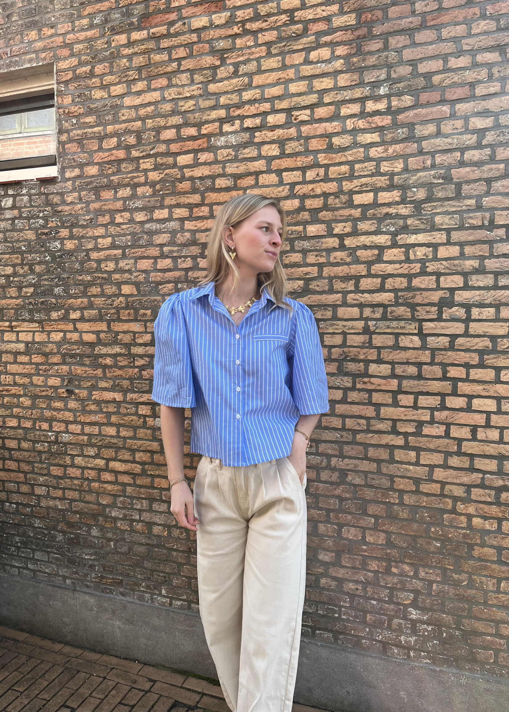 Flo Boutique Blouse Reva Blue