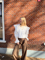 Flo Boutique Blouse Pien White