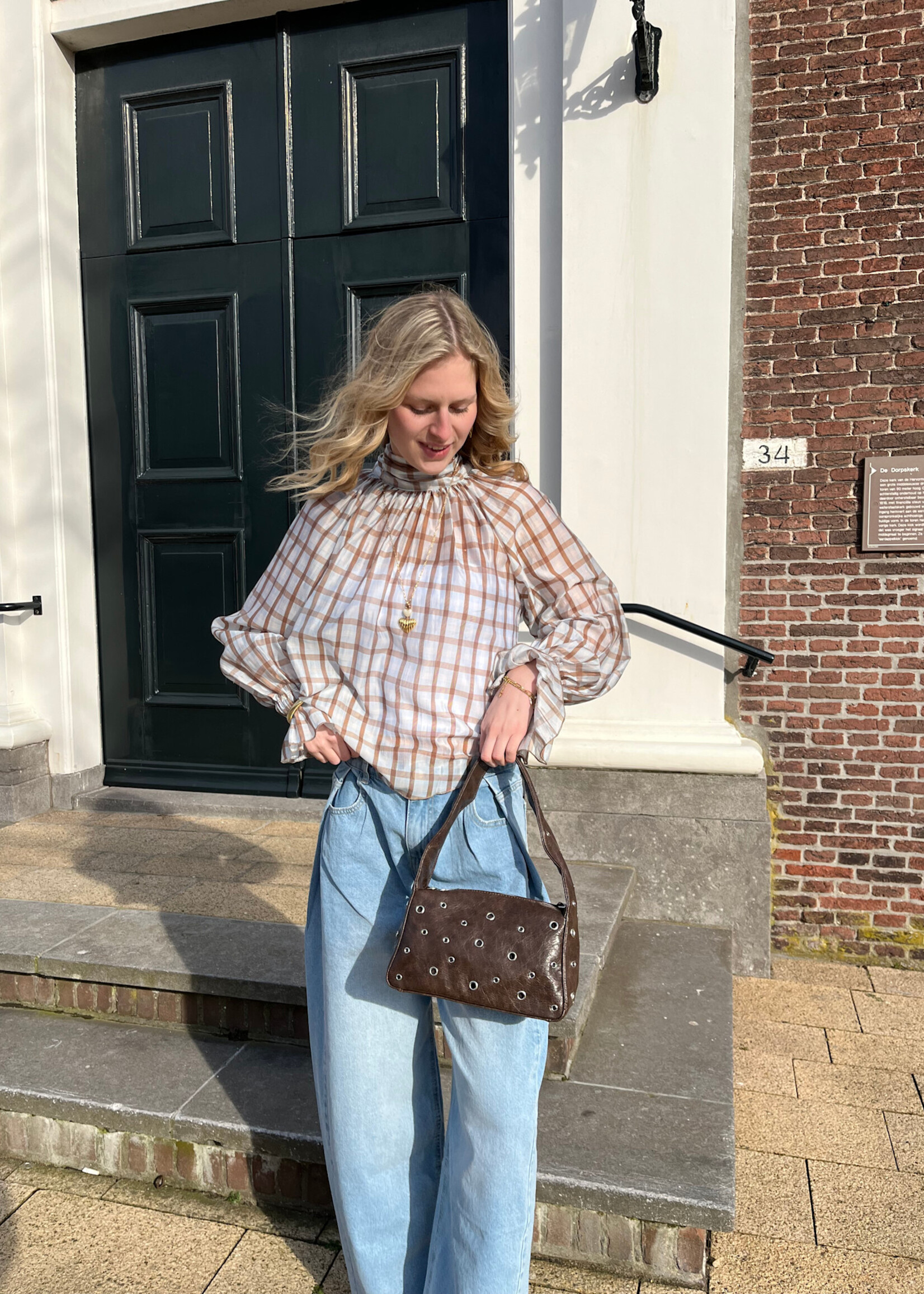 Flo Boutique Blouse Marley Ruit