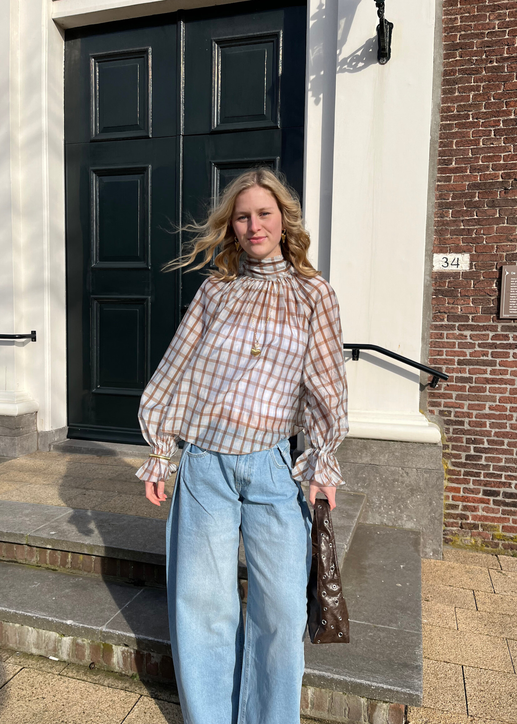 Flo Boutique Blouse Marley Ruit