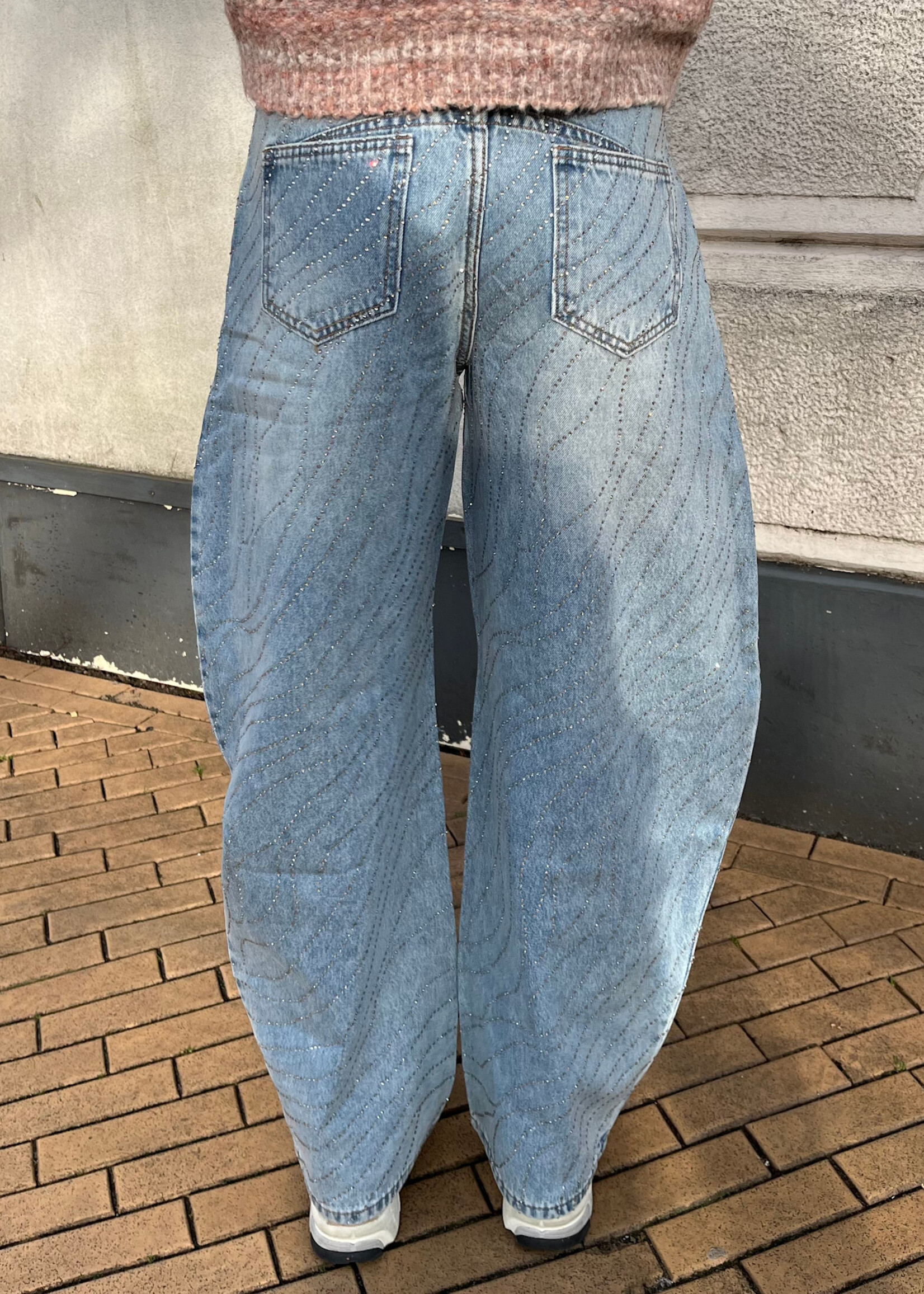 Flo Boutique Balloon Jeans Animal Glam