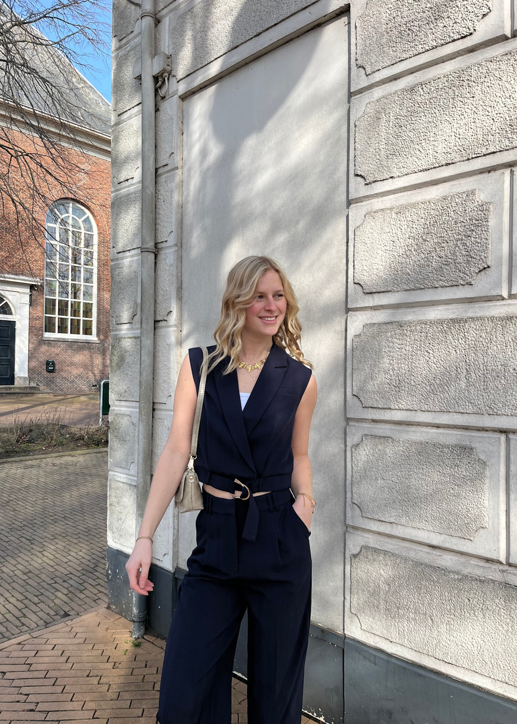 Flo Boutique Gilet Zaar Navy