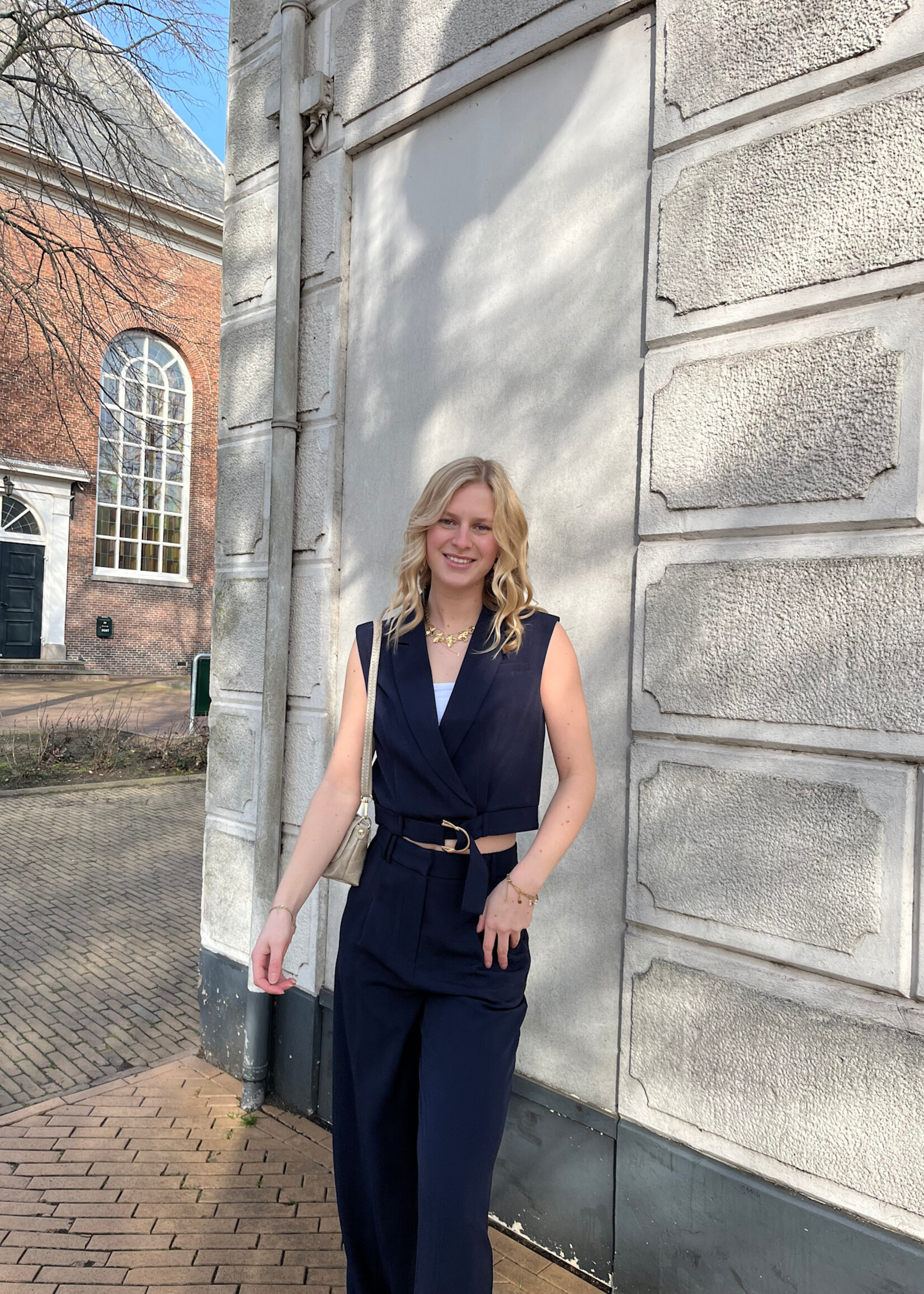 Flo Boutique Gilet Zaar Navy