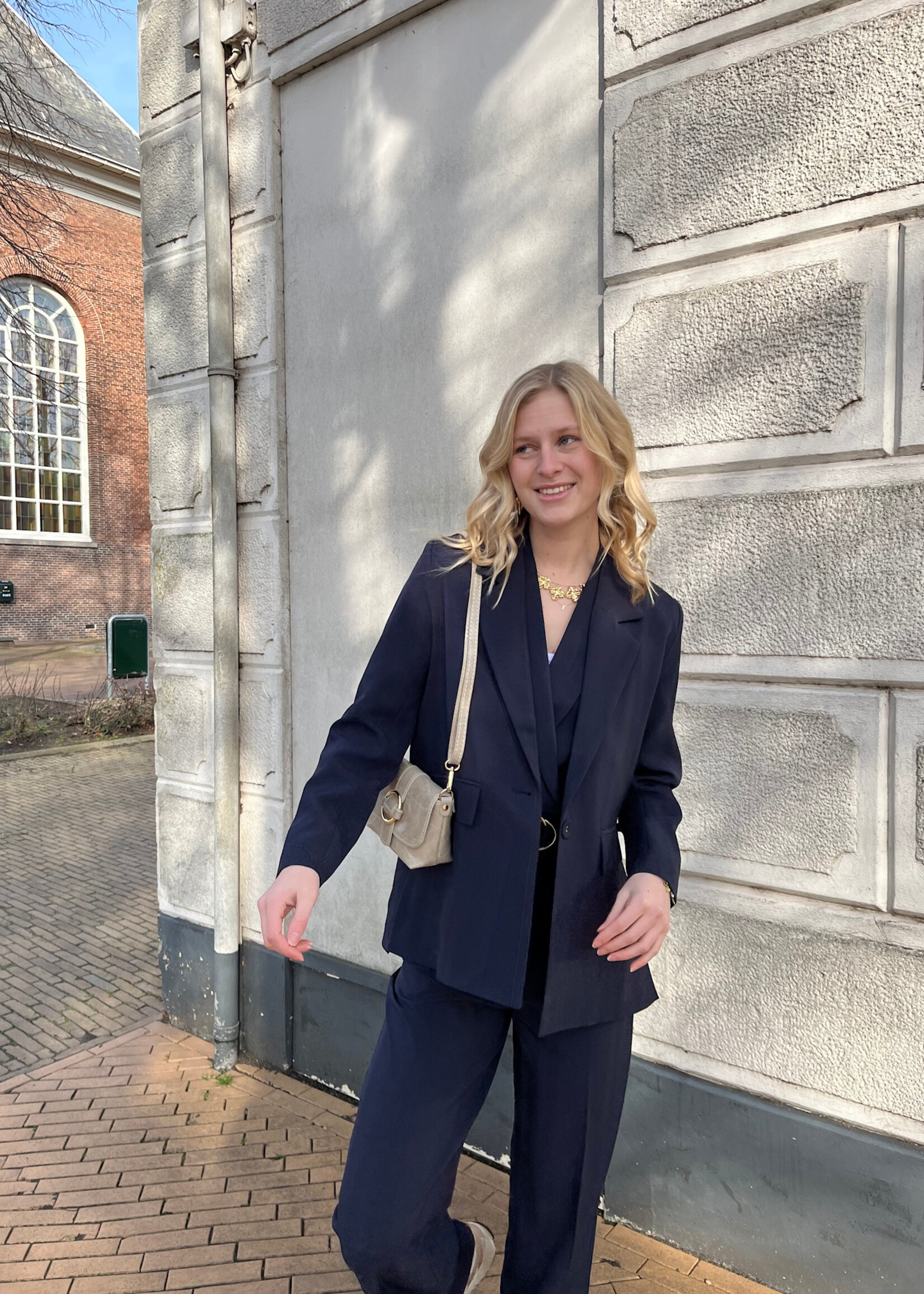 Flo Boutique Blazer Zaar Navy