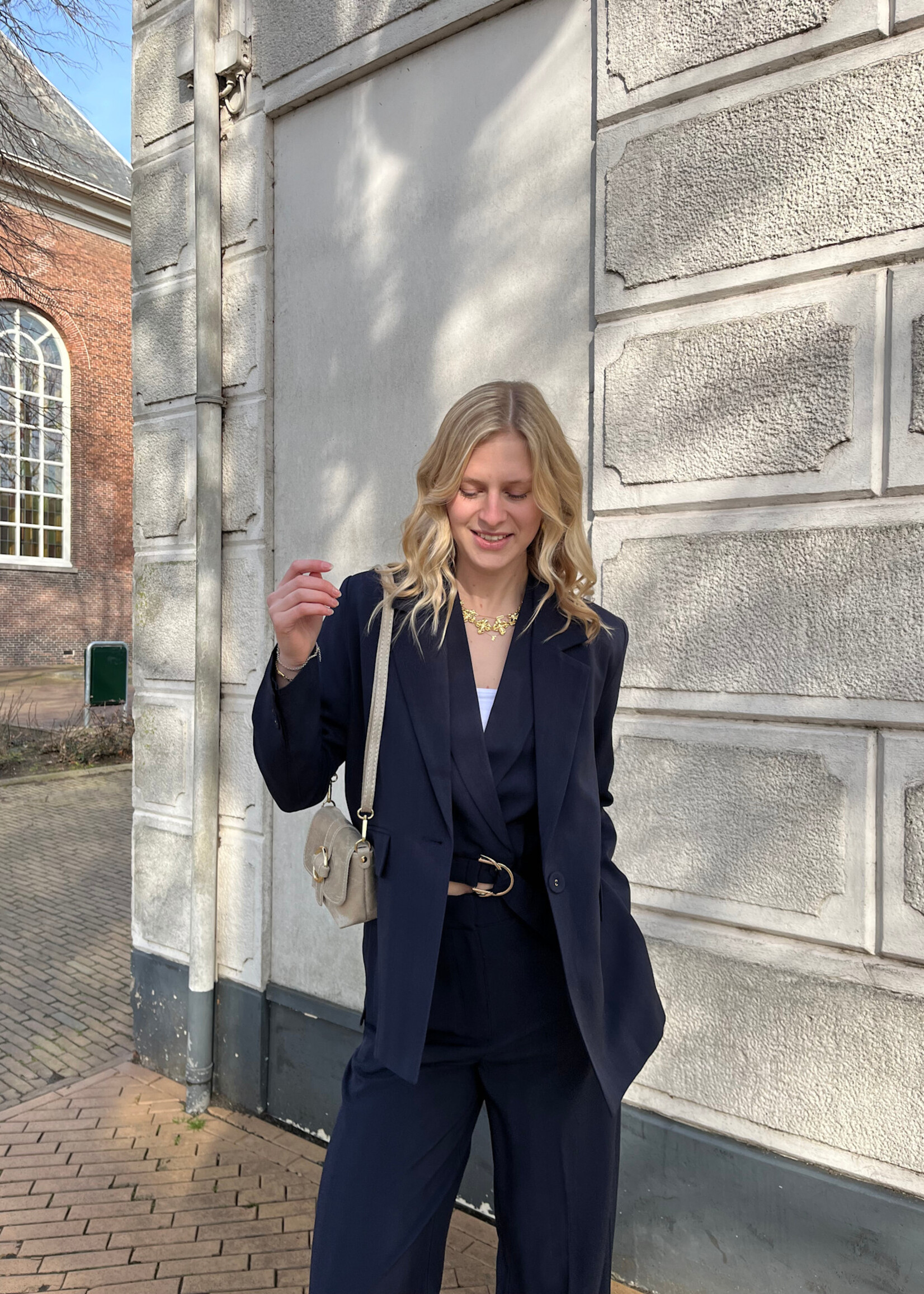 Flo Boutique Blazer Zaar Navy