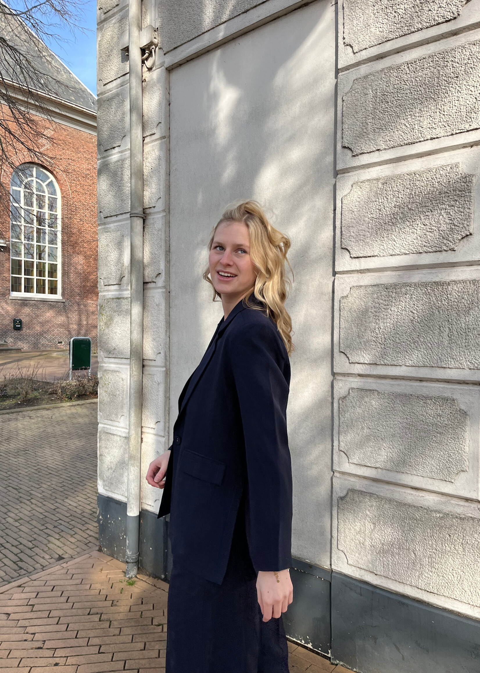 Flo Boutique Blazer Zaar Navy