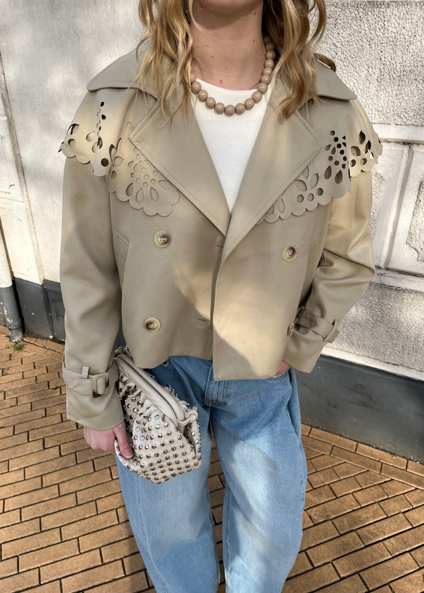 Flo Boutique Jeans overslag Harper Blue